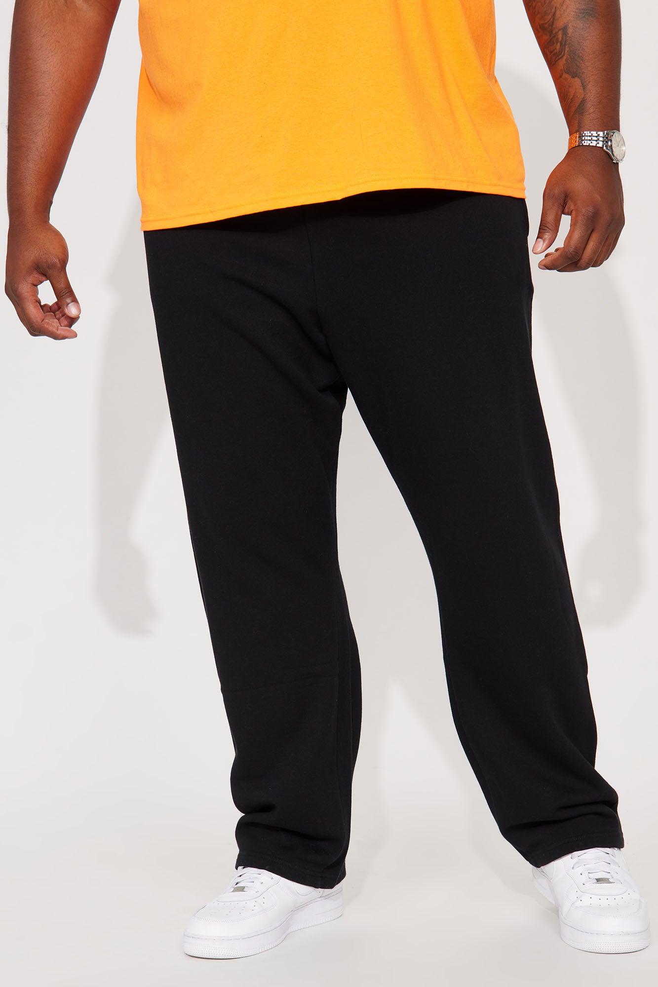 Tyson Straight Sweatpant - Black - Image 6