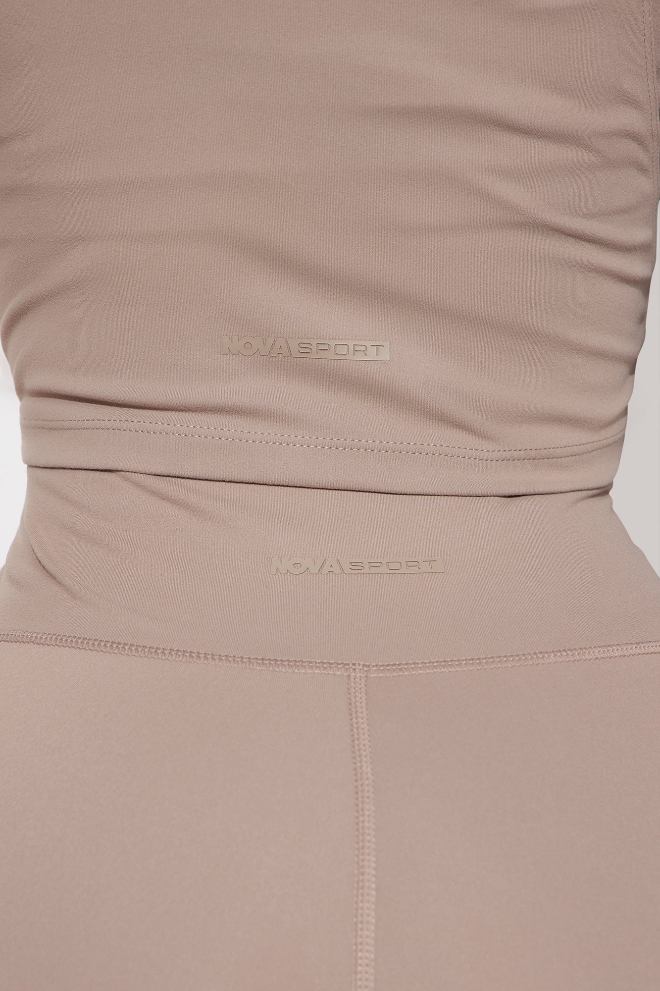 Flexion Super Soft Active Top - Taupe - Image 3