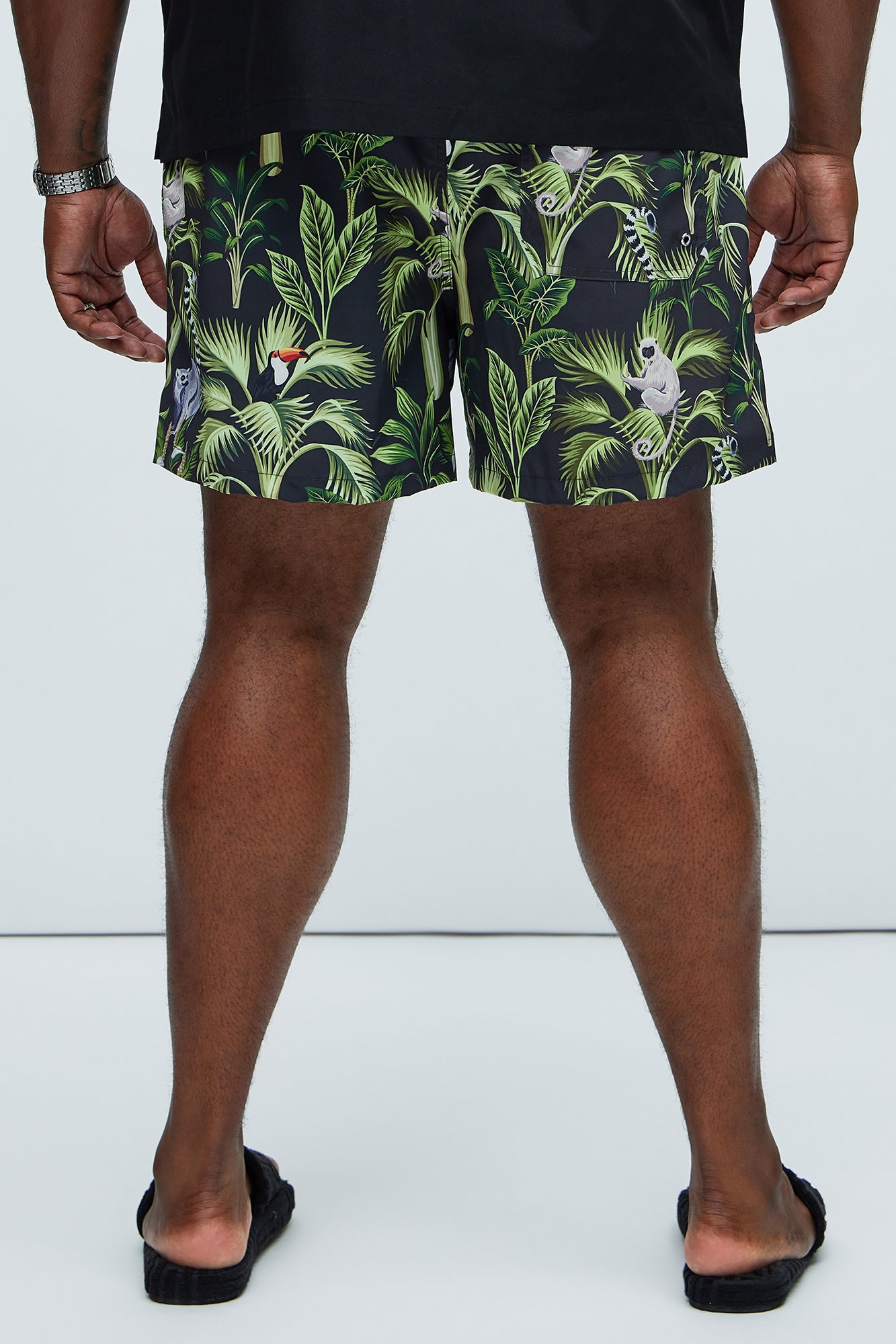 Expedition Swim Mid Trunk - Green/combo - Image 6