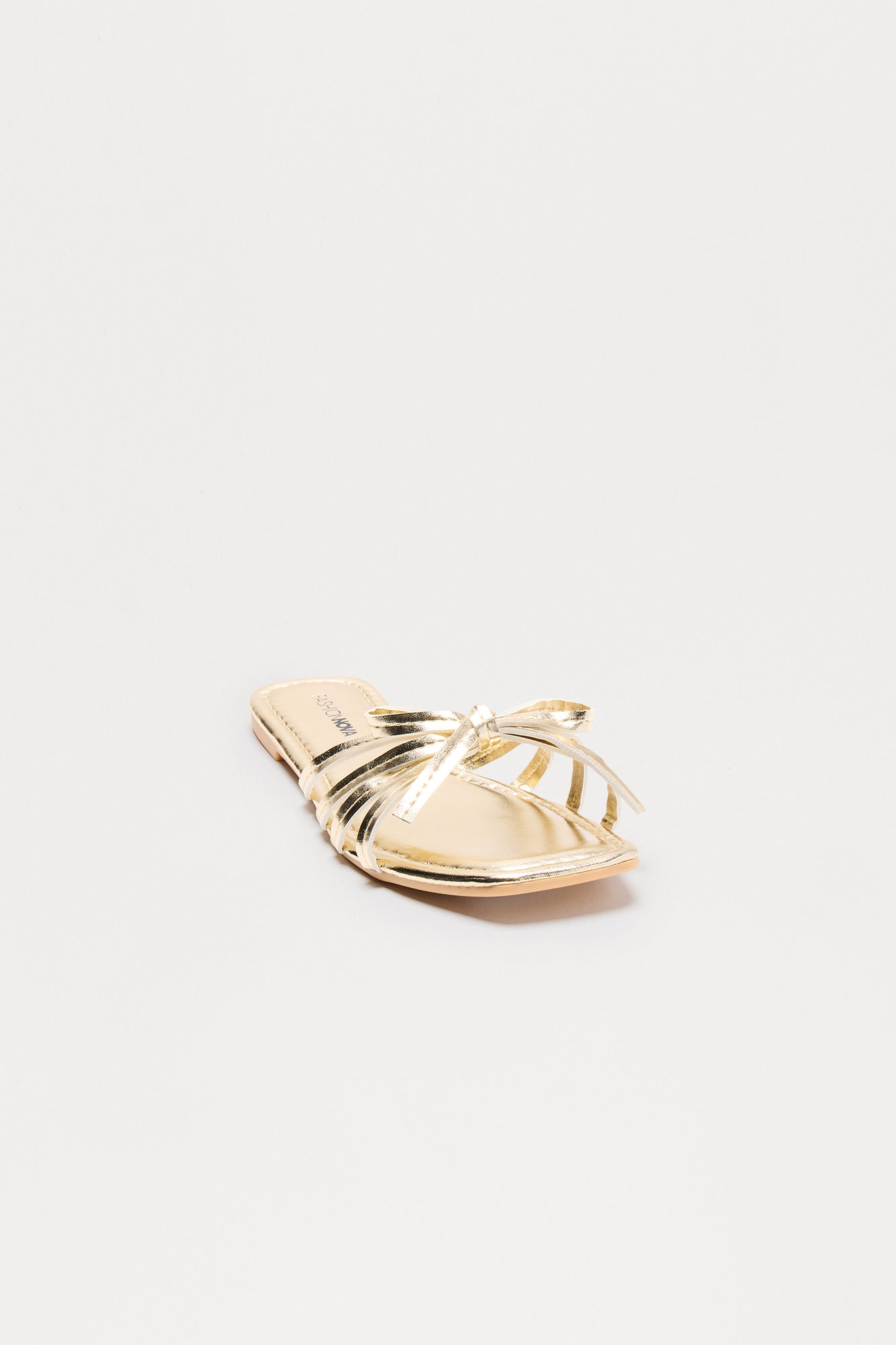 Bryce Bow Sandals - Gold - Image 3