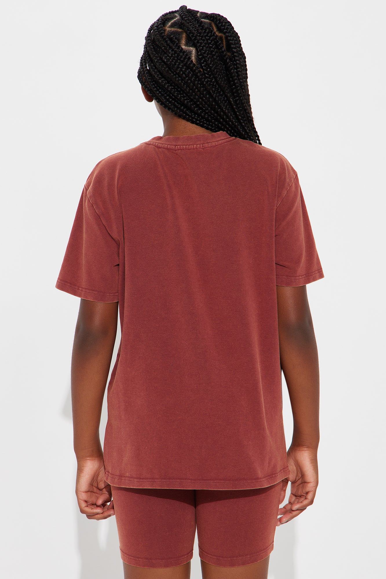 Mini Stepping Out Mineral Wash Short Set - Rust - Image 3