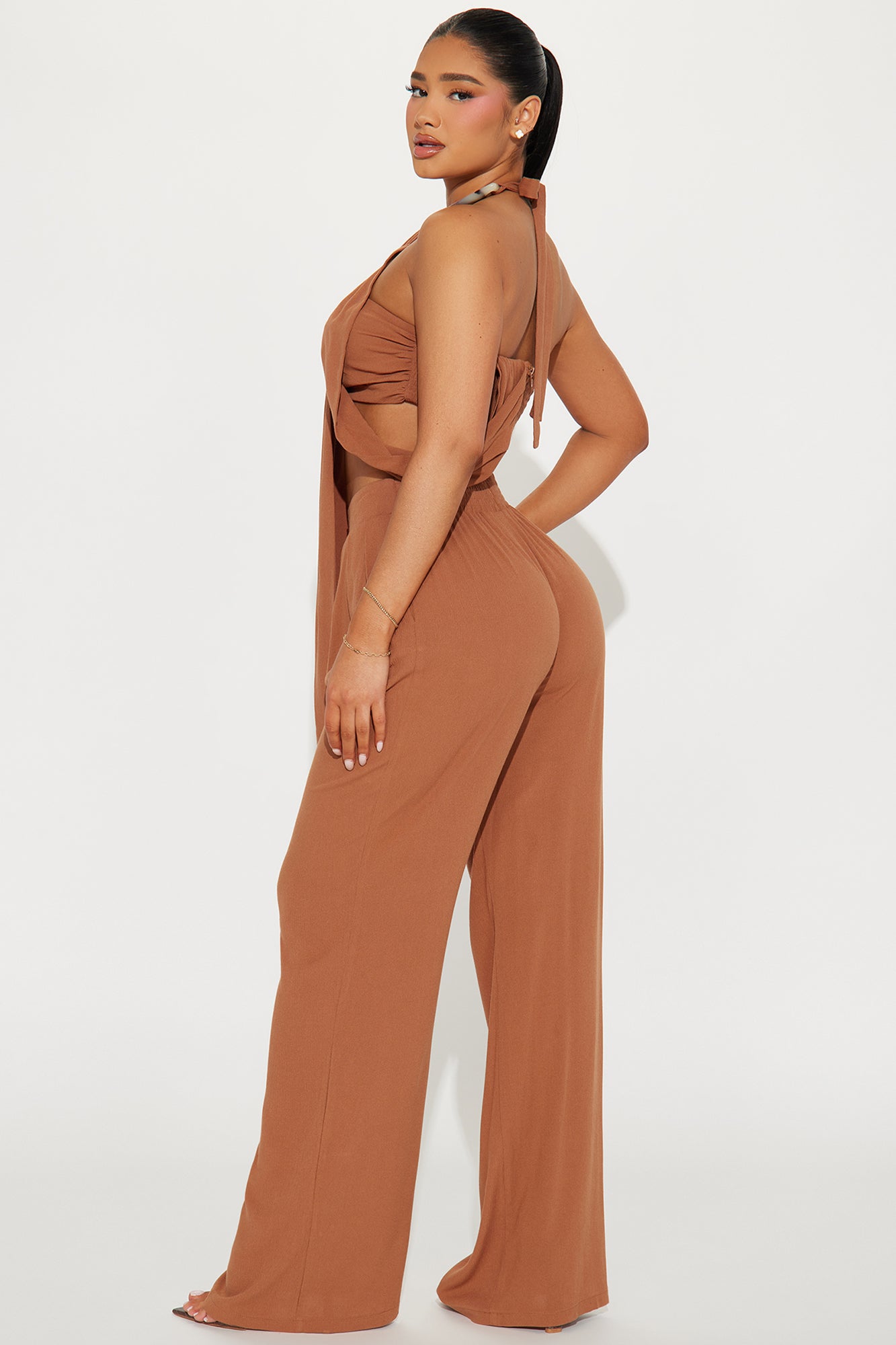 Under The Sun Pant Set - Mocha - Image 4
