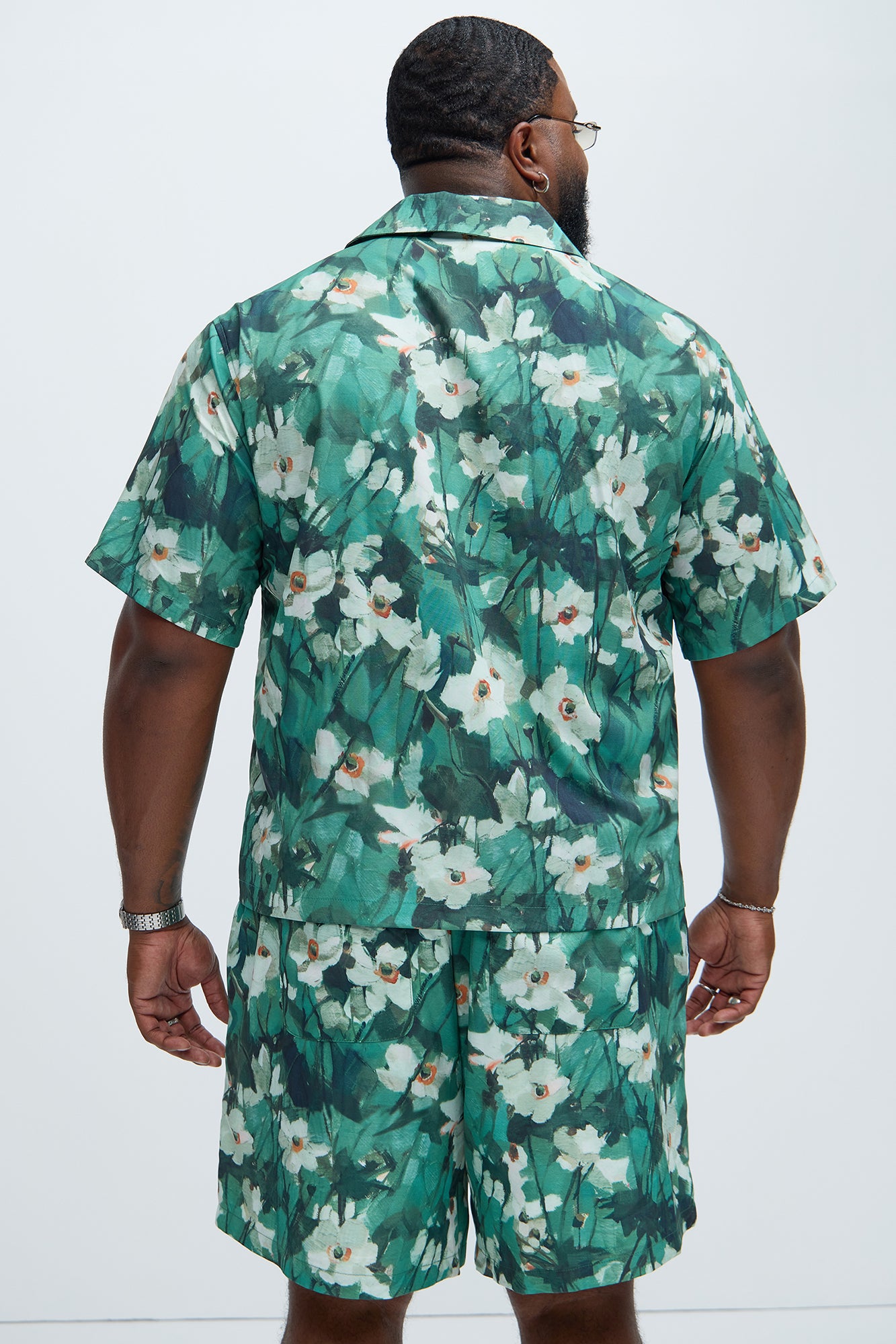 Monet Floral Shirt - Green/combo - Image 6