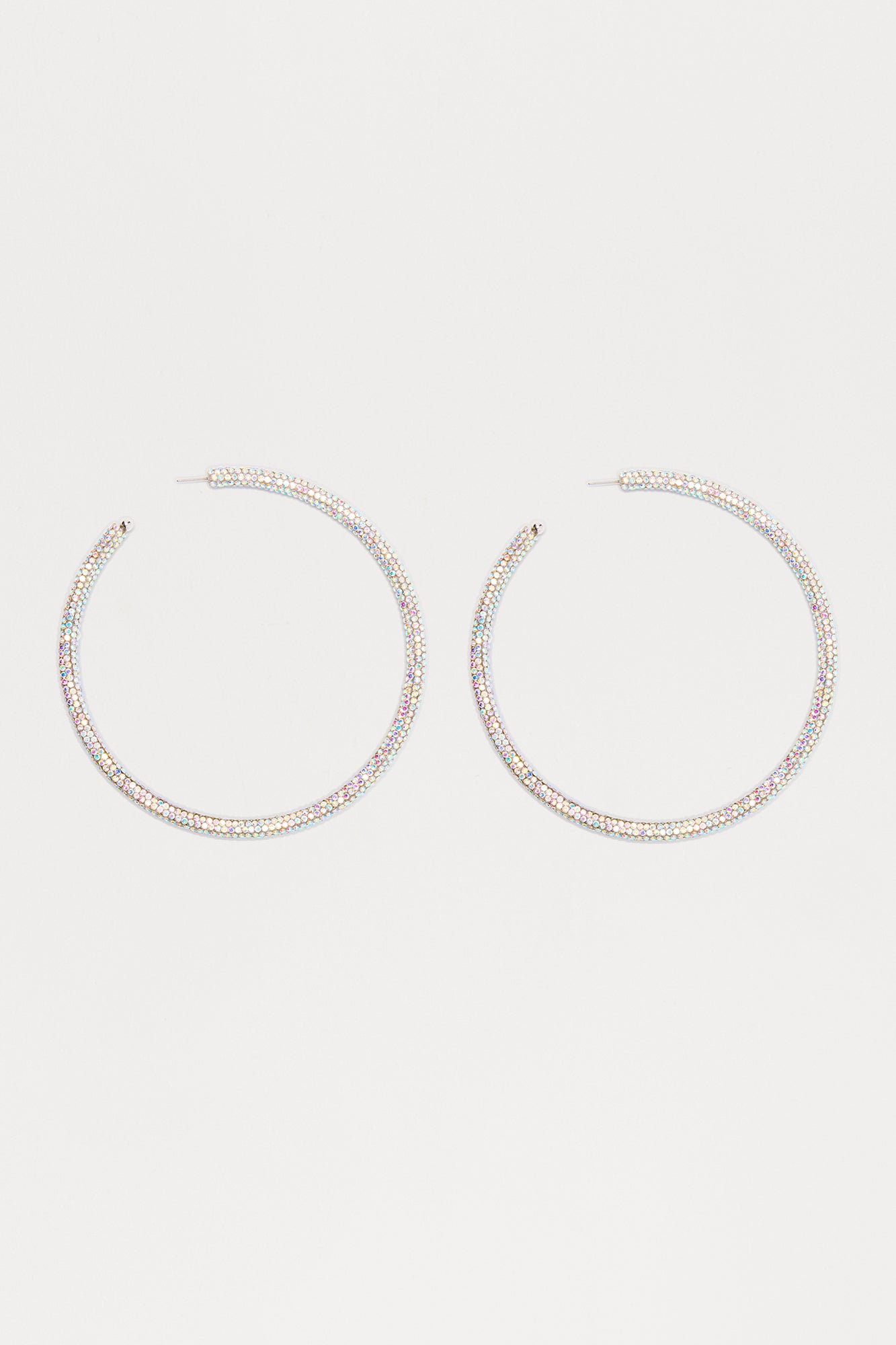 Angelica Hoop Earrings - Silver - Image 3