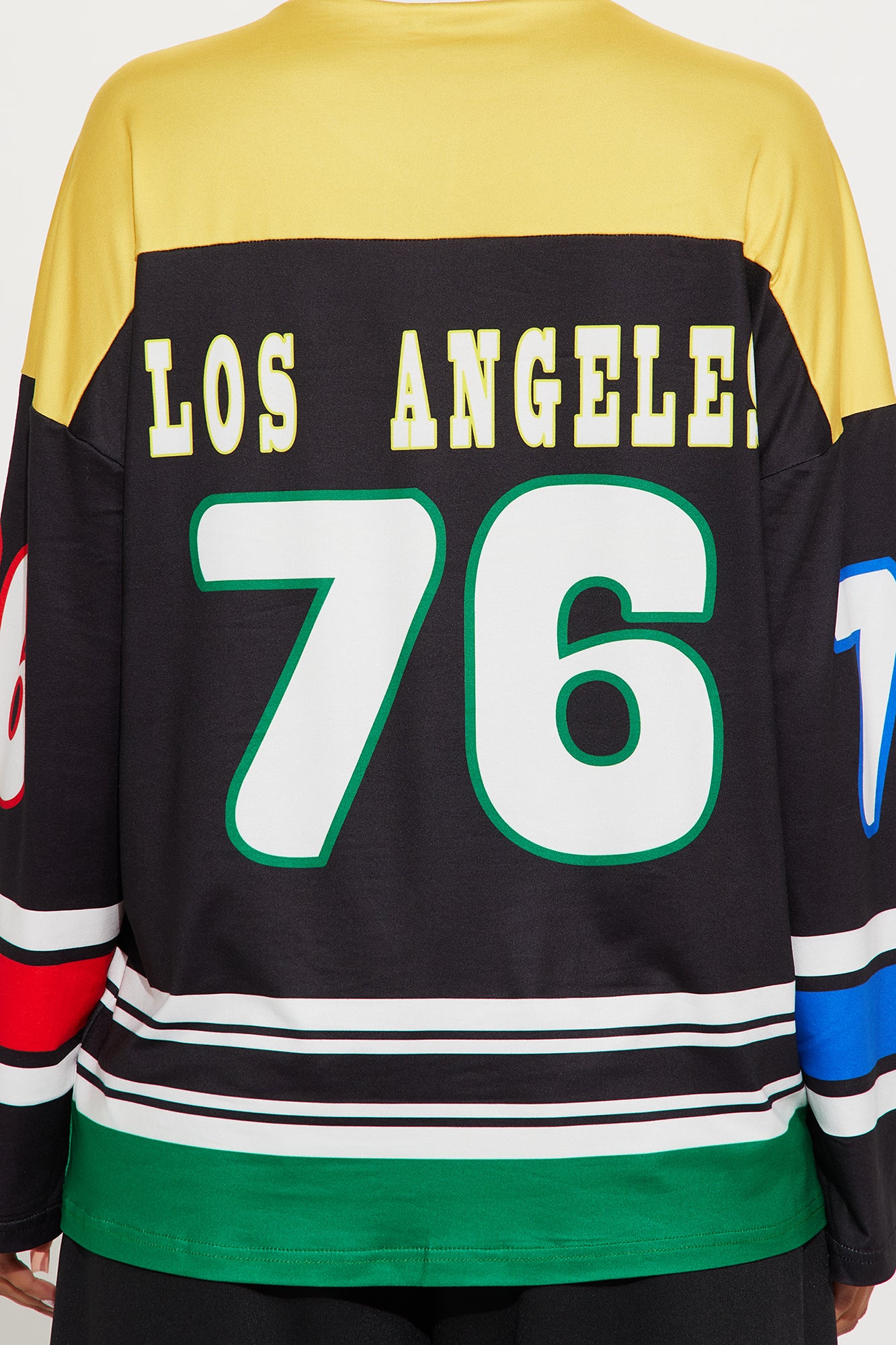 LA Hockey Jersey Tee - Black/combo - Image 5