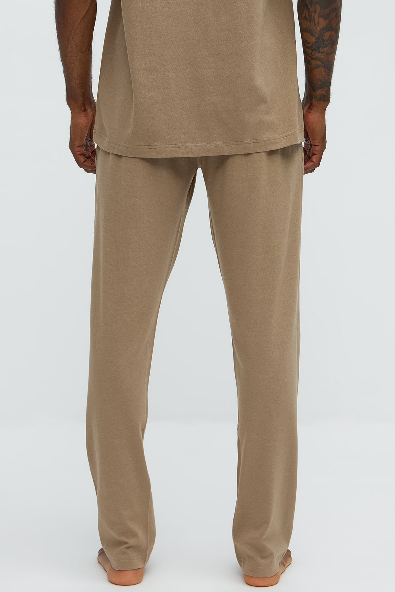 Essential Modal Lounge Pants - Taupe - Image 4