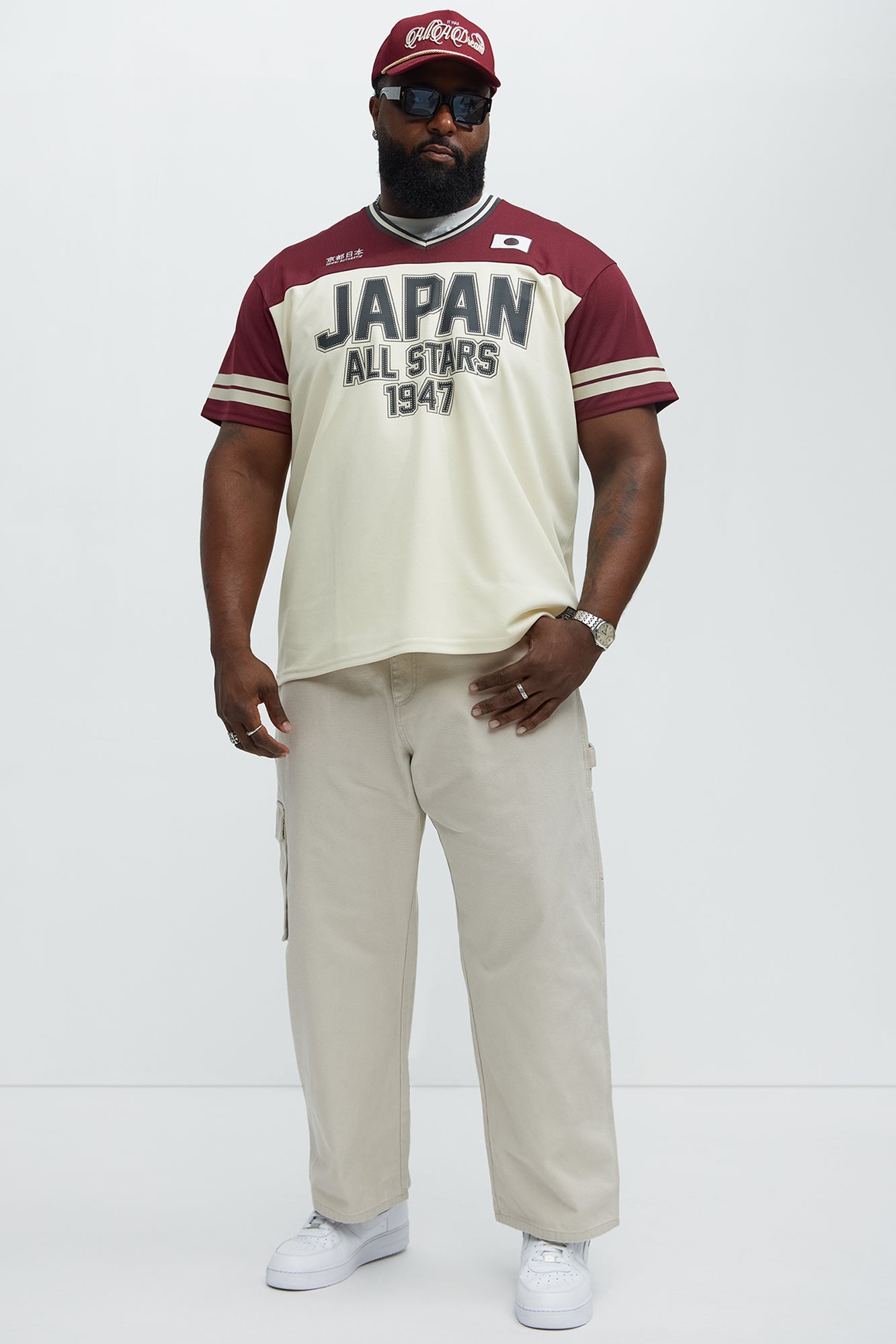Japan All Stars Jersey - Burgundy/combo - Image 6