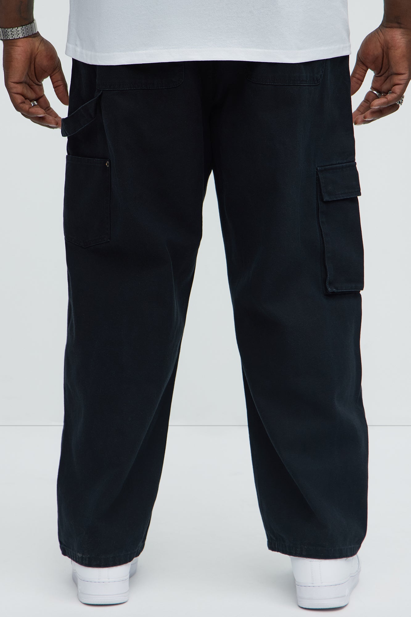 Alexander Utility Straight Cargo Pants - Black - Image 10