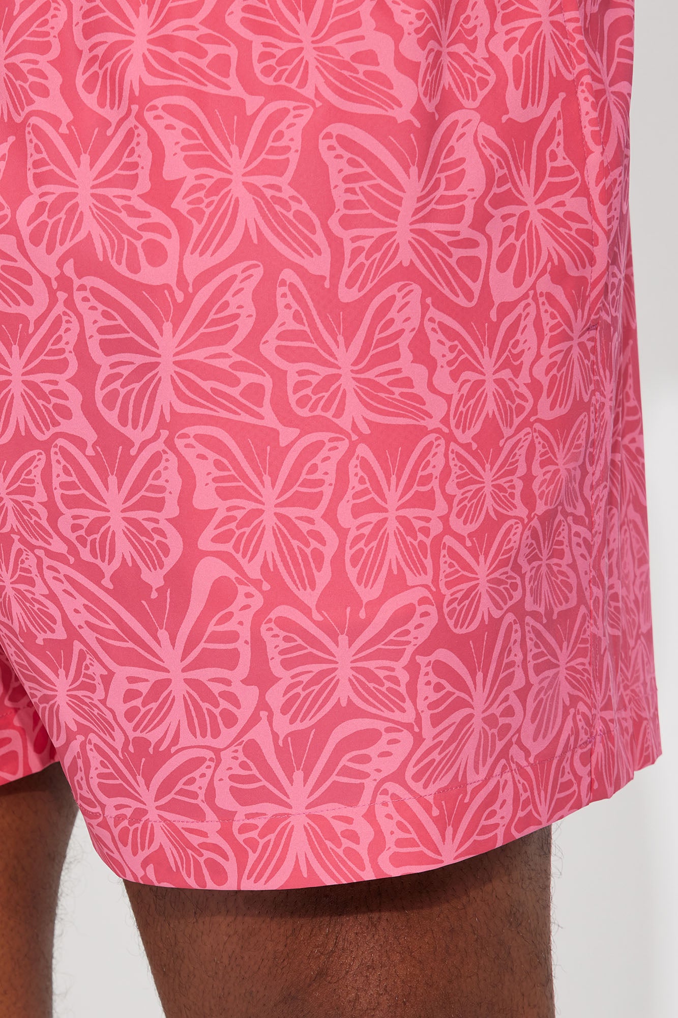 Born 2 Fly Print Change Swim Mid Trunk - Pink - Image 13