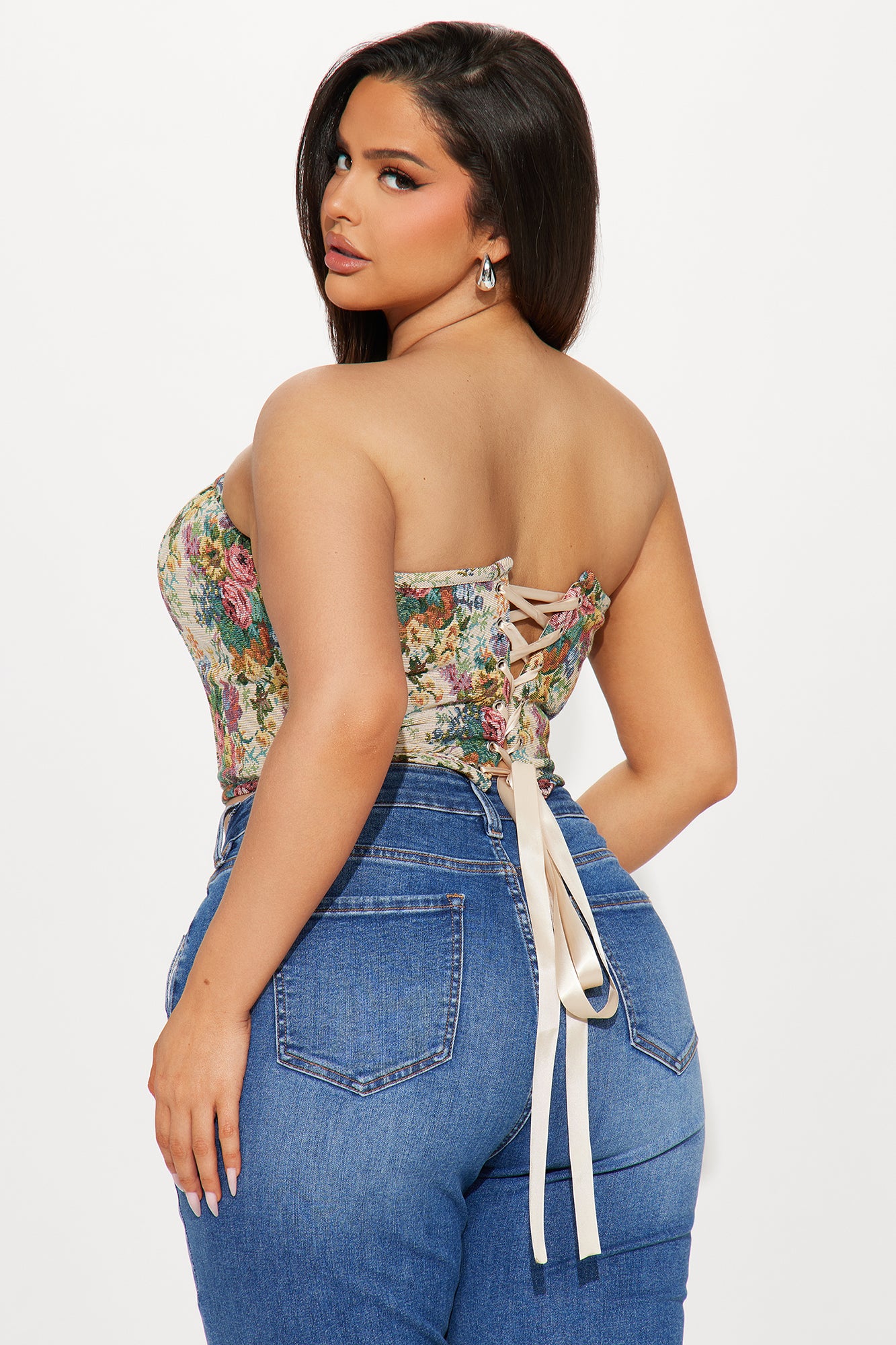 Unlike The Rest Corset Top - Taupe/combo - Image 8