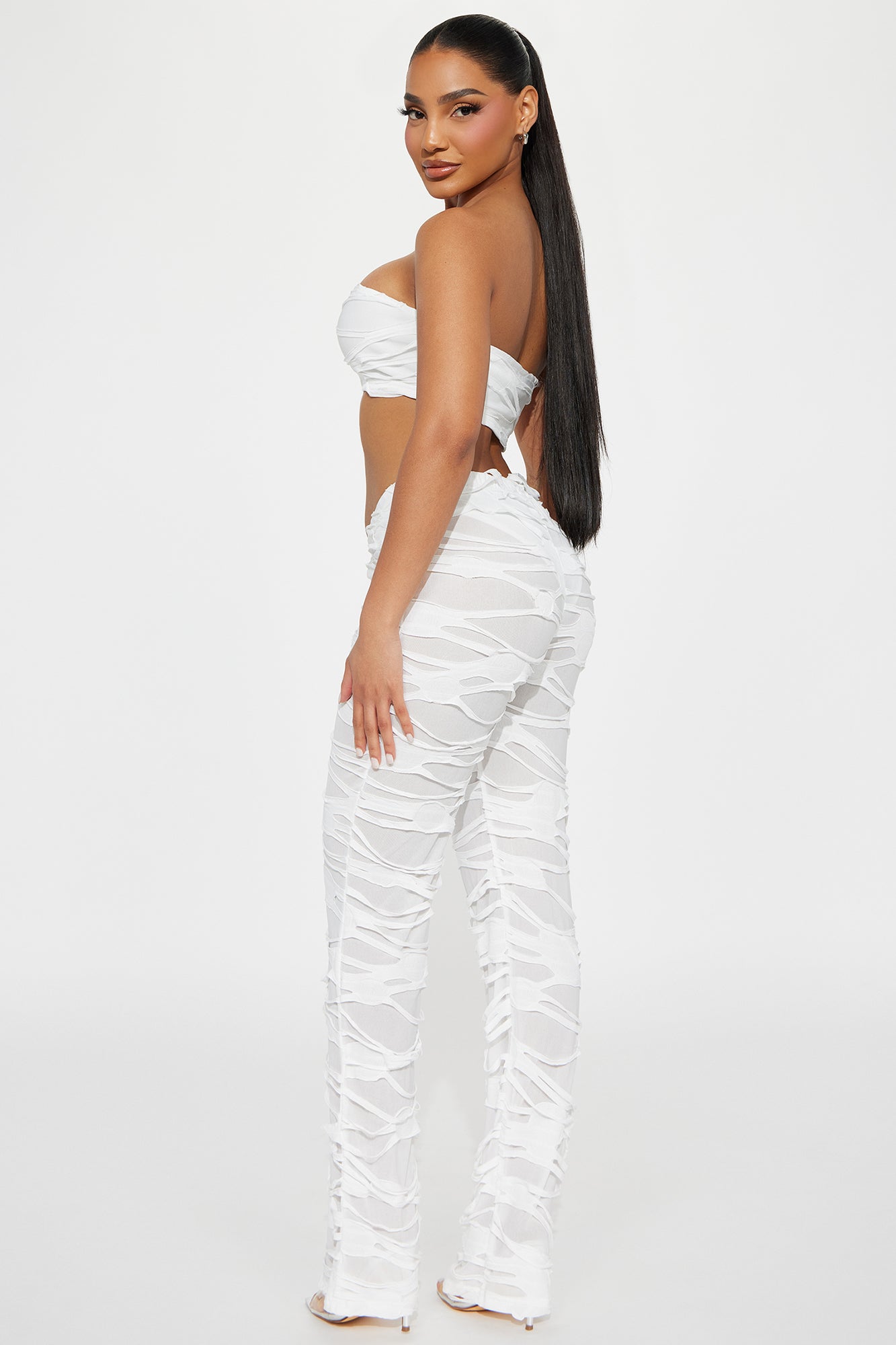 Unstuck Pant Set - White - Image 3