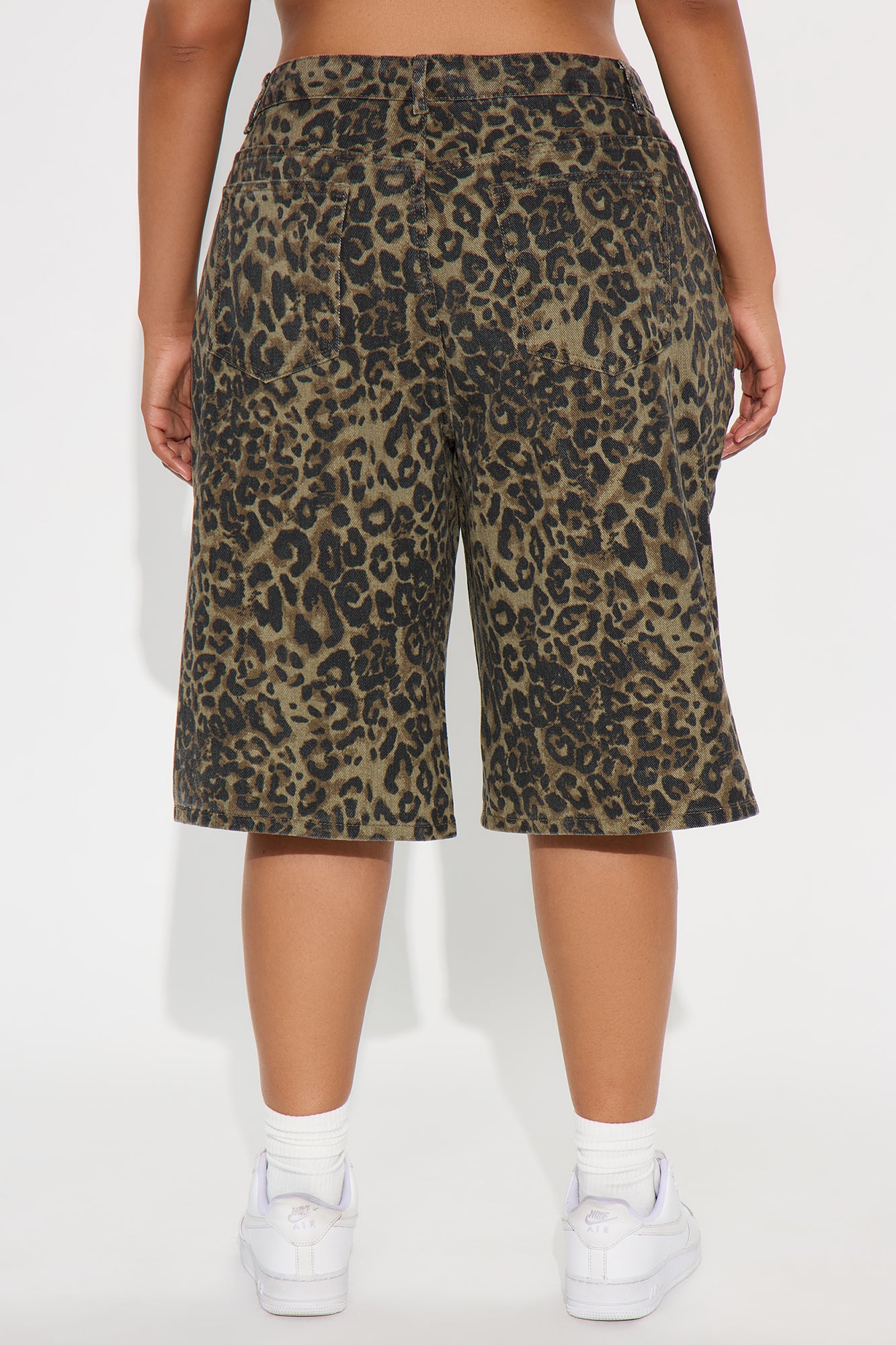 What Do You Know Leopard Bermuda Short - Brown/combo - Image 6