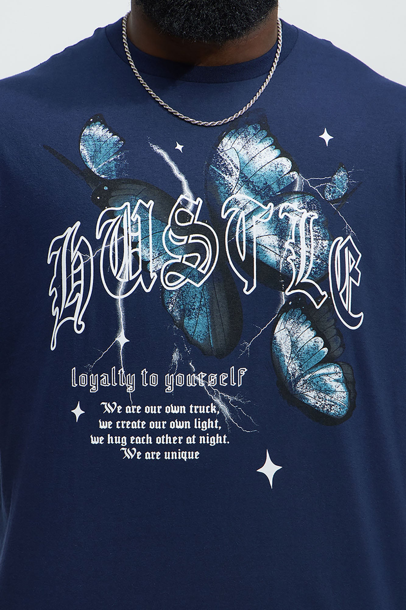 Built To Hustle Short Sleeve Tee - Navy - Image 8