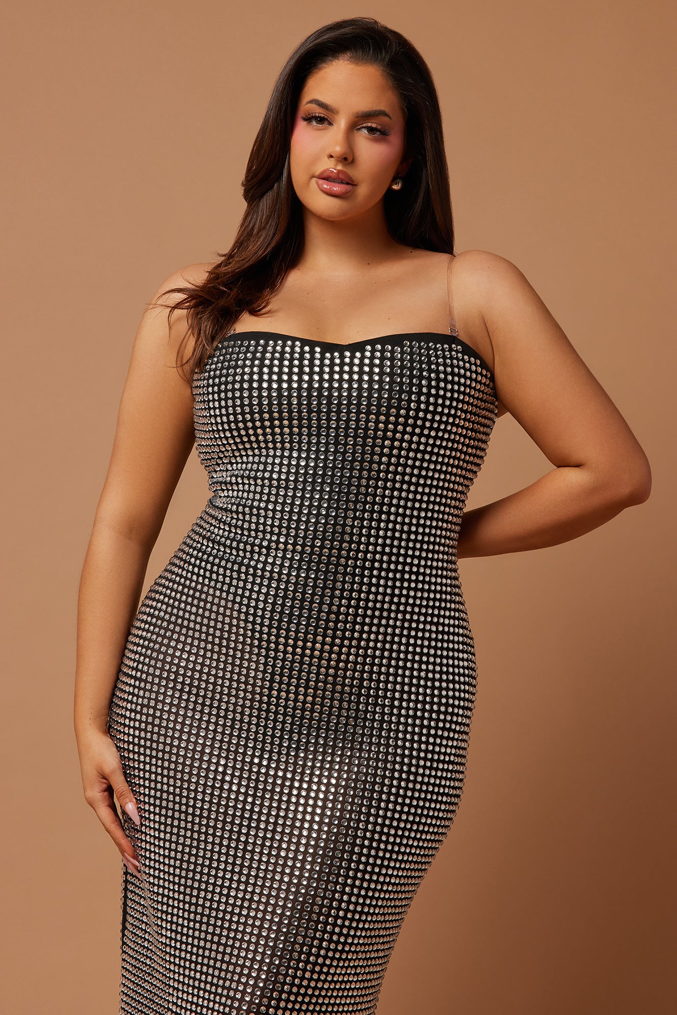 Lindsey Embellished Gown - Black - Image 7