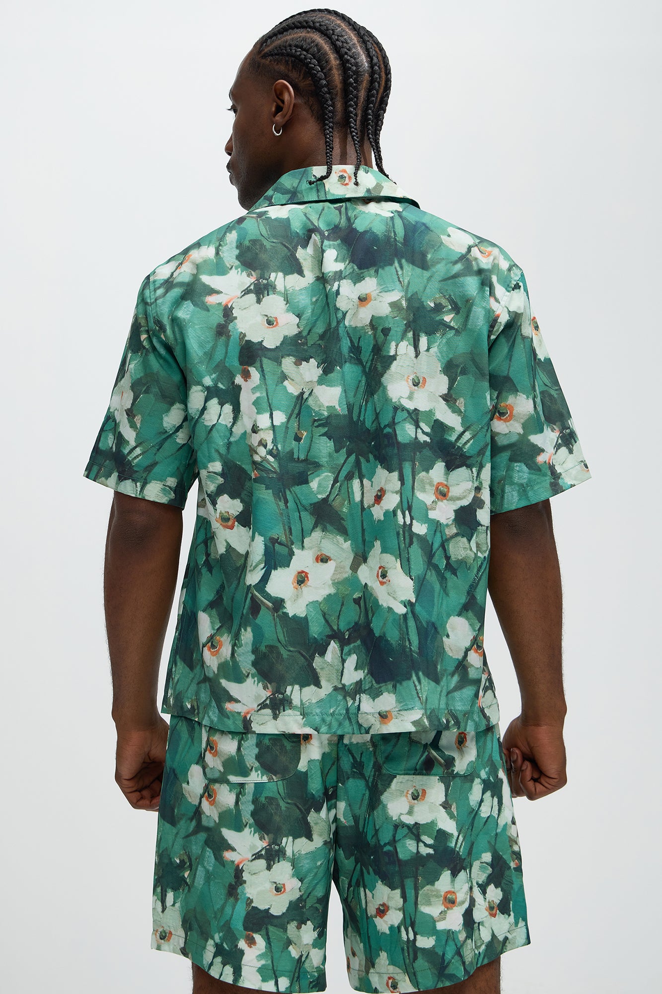Monet Floral Shirt - Green/combo - Image 3