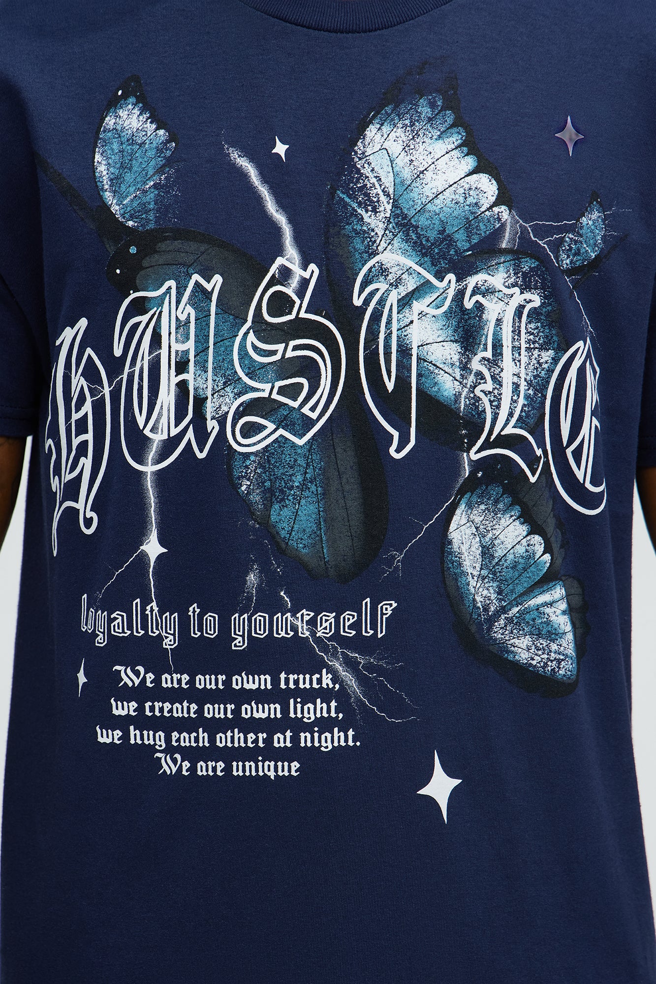 Built To Hustle Short Sleeve Tee - Navy - Image 4