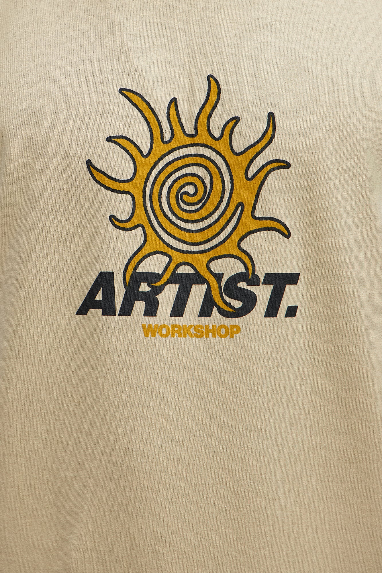 Artist Workshop Stay Creative Short Sleeve Tee - Sand - Image 3
