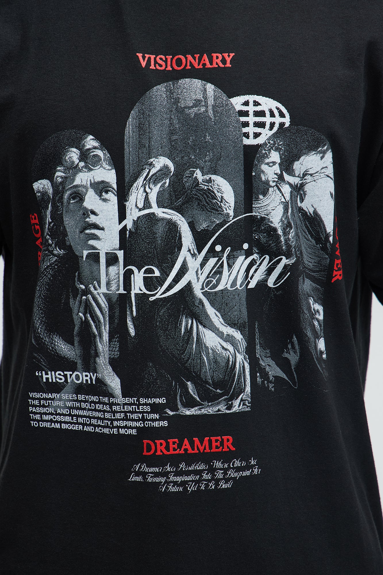 The Vision Short Sleeve Tee - Black - Image 3
