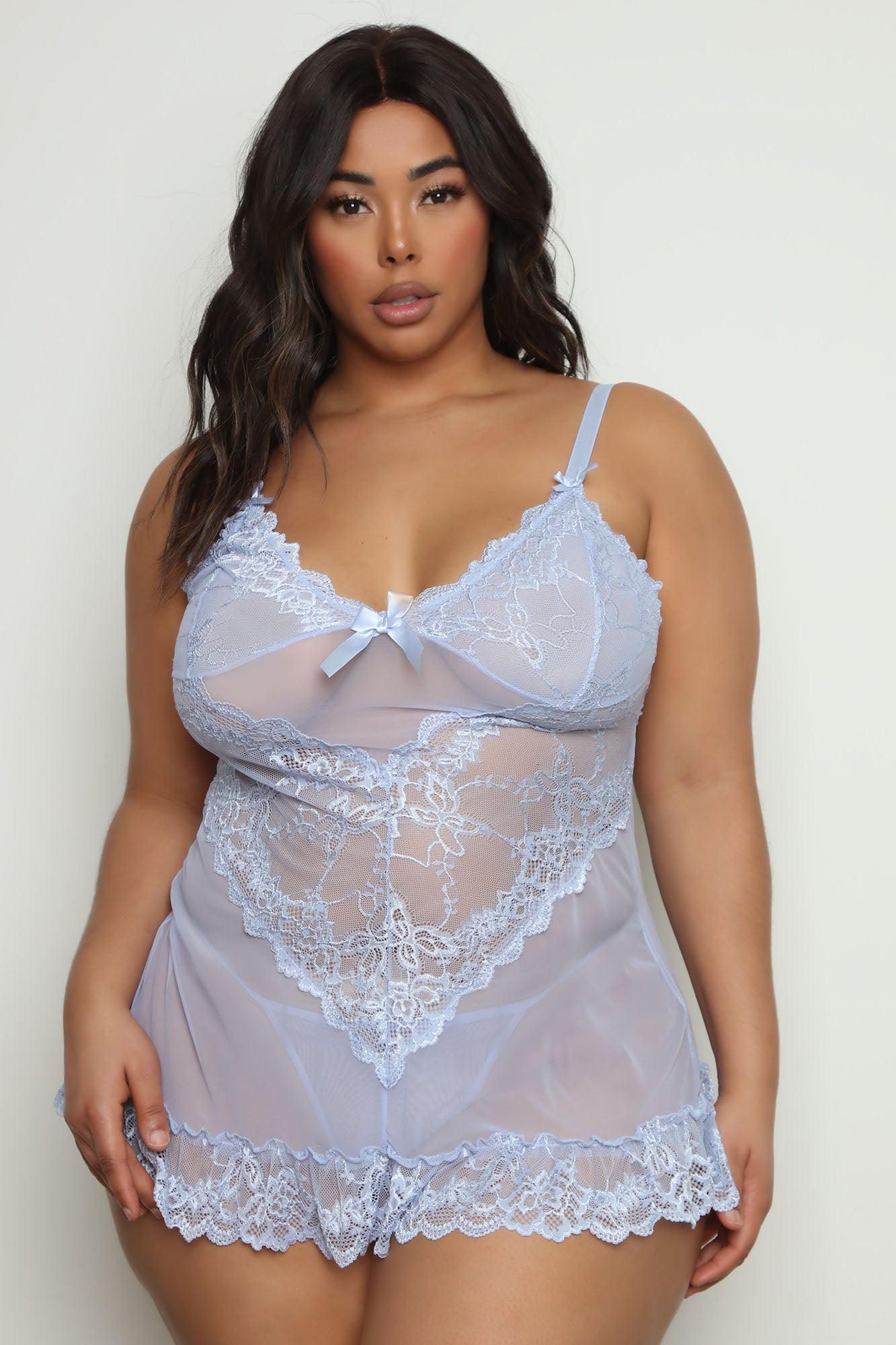 Best You Ever Had Babydoll - Light Blue - Image 7