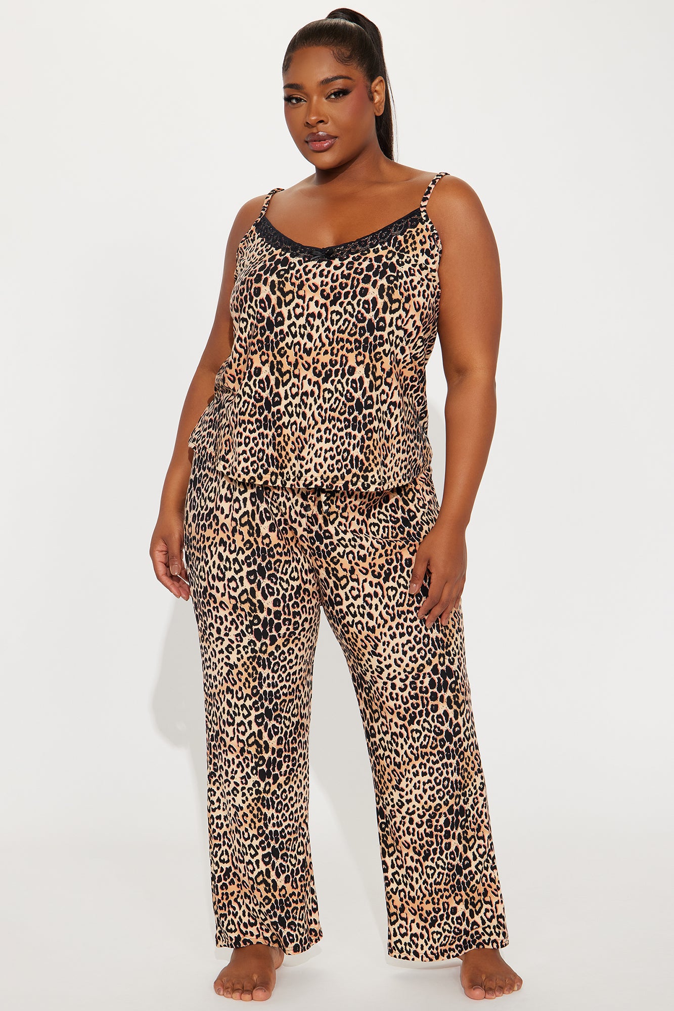 Wild One PJ Pant Set - Leopard - Image 4