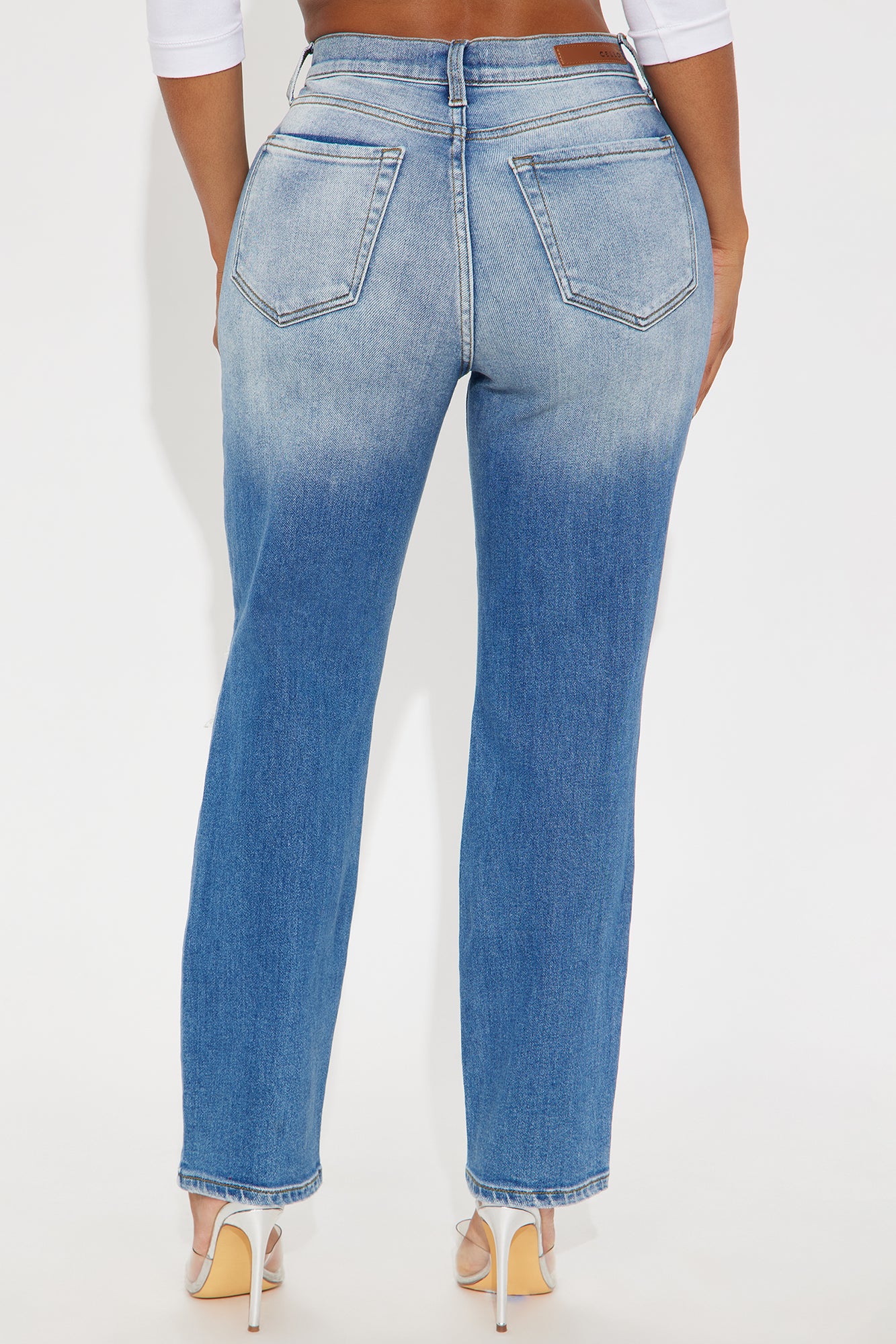 All Access Ripped Straight Leg Jeans - Medium Wash - Image 4