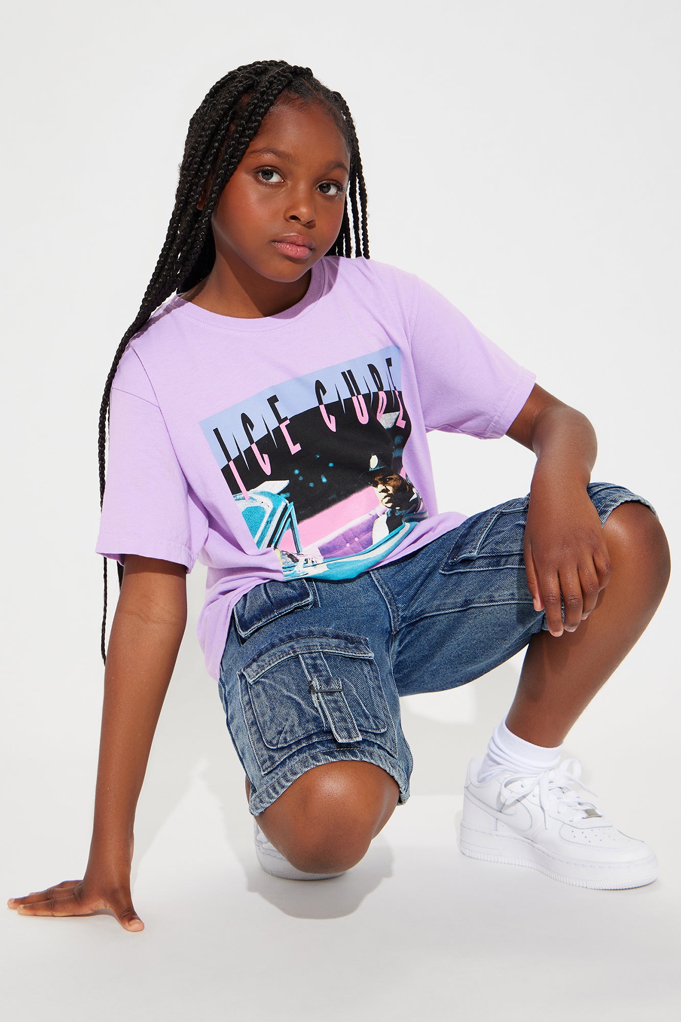 Mini Ice Cube In The Car Tee - Purple - Image 5