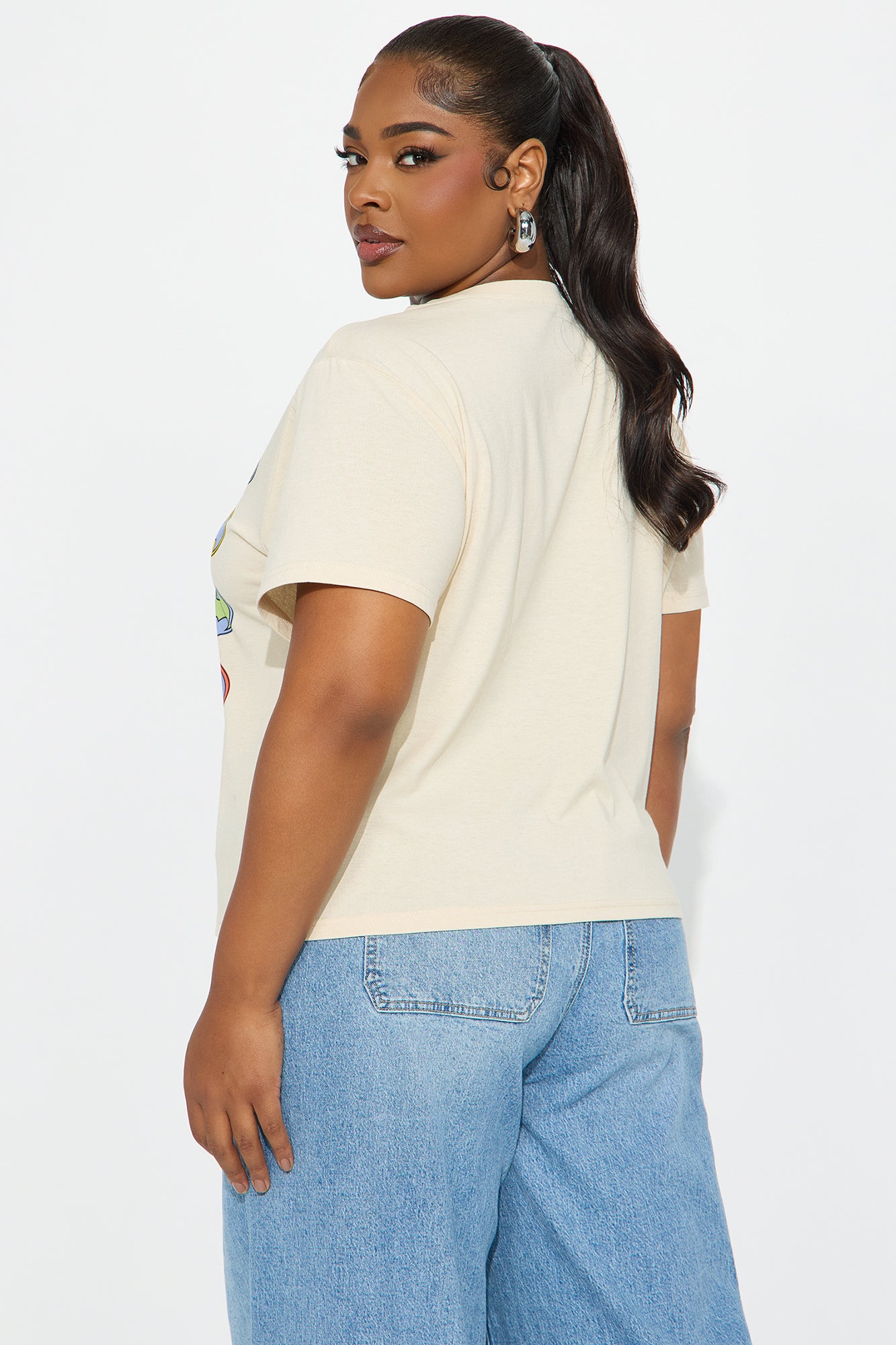 Batman On Repeat Graphic Tee - Tan - Image 8