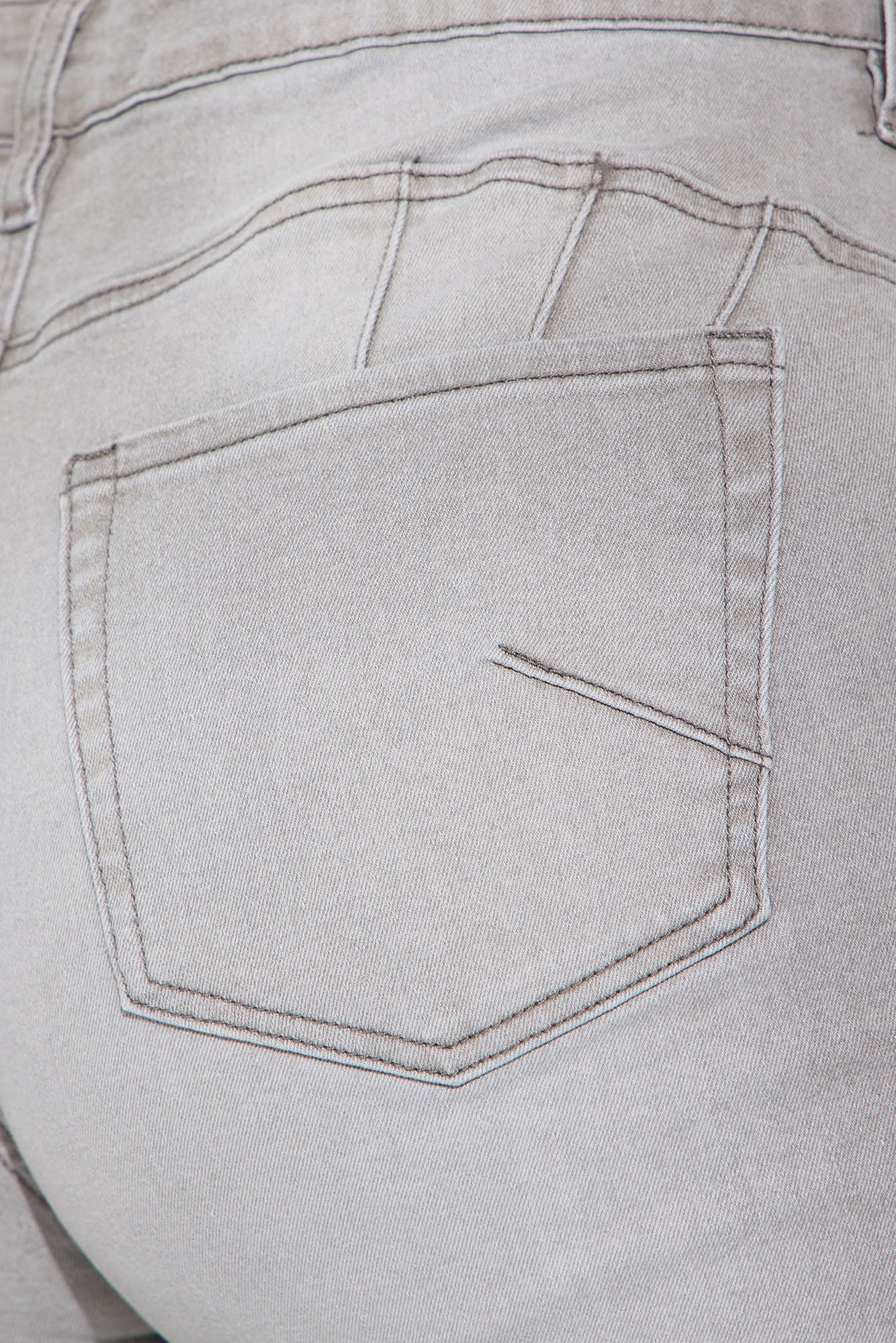 Tall Audrey Booty Lifting Stretch Flare Jeans - Grey - Image 7