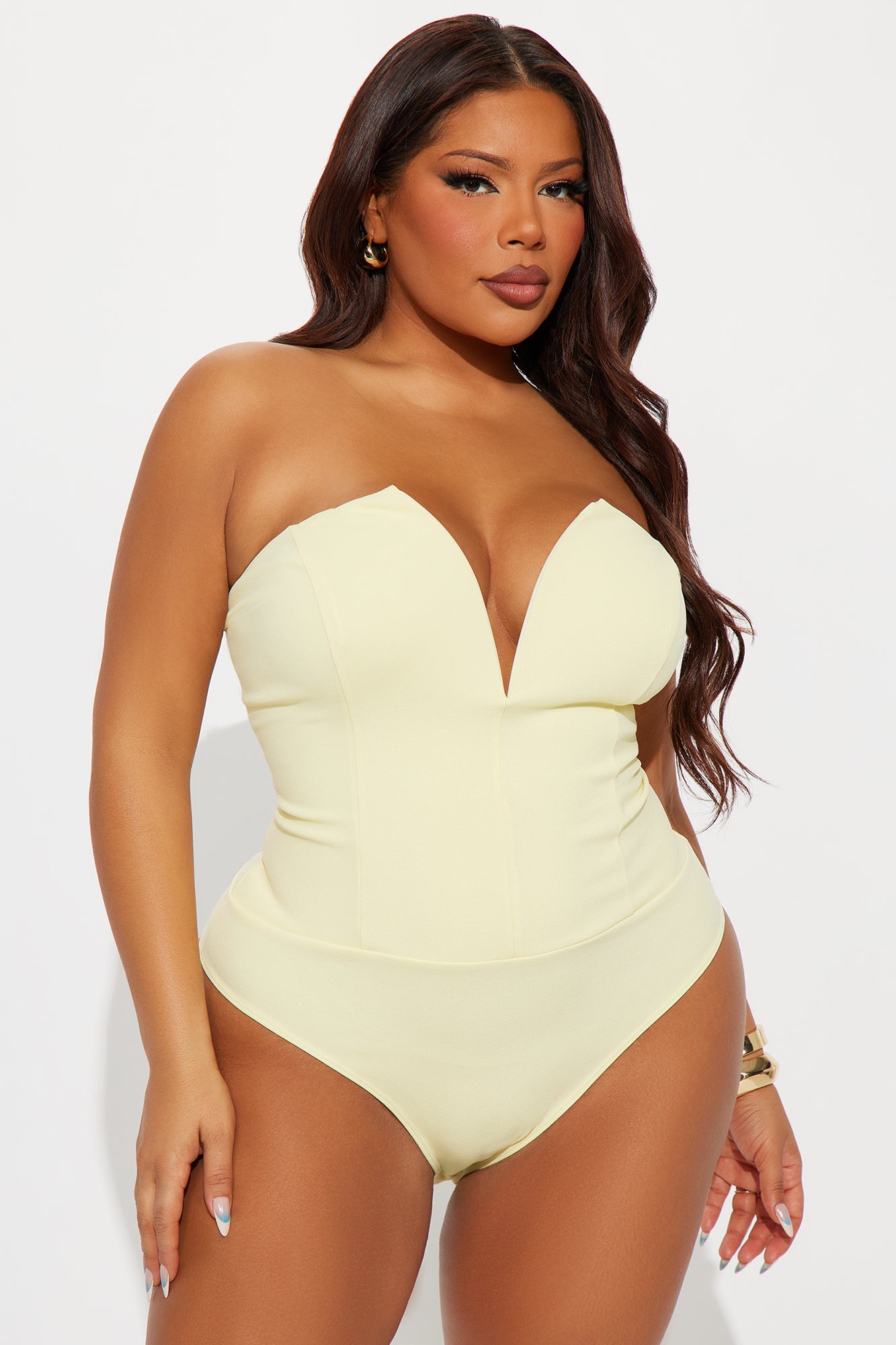 French Kiss Bodysuit - Butter Yellow - Image 5