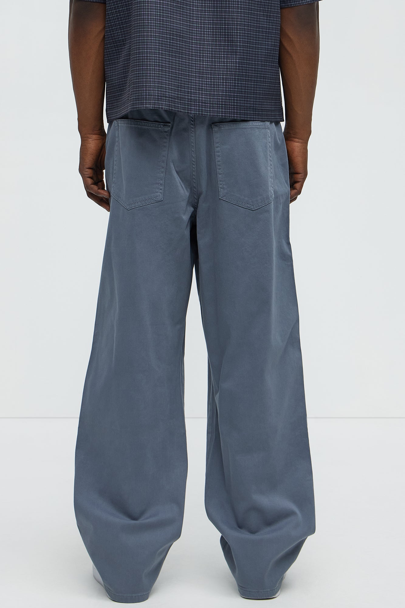Cambra Vintage Baggy Pants - Blue - Image 4