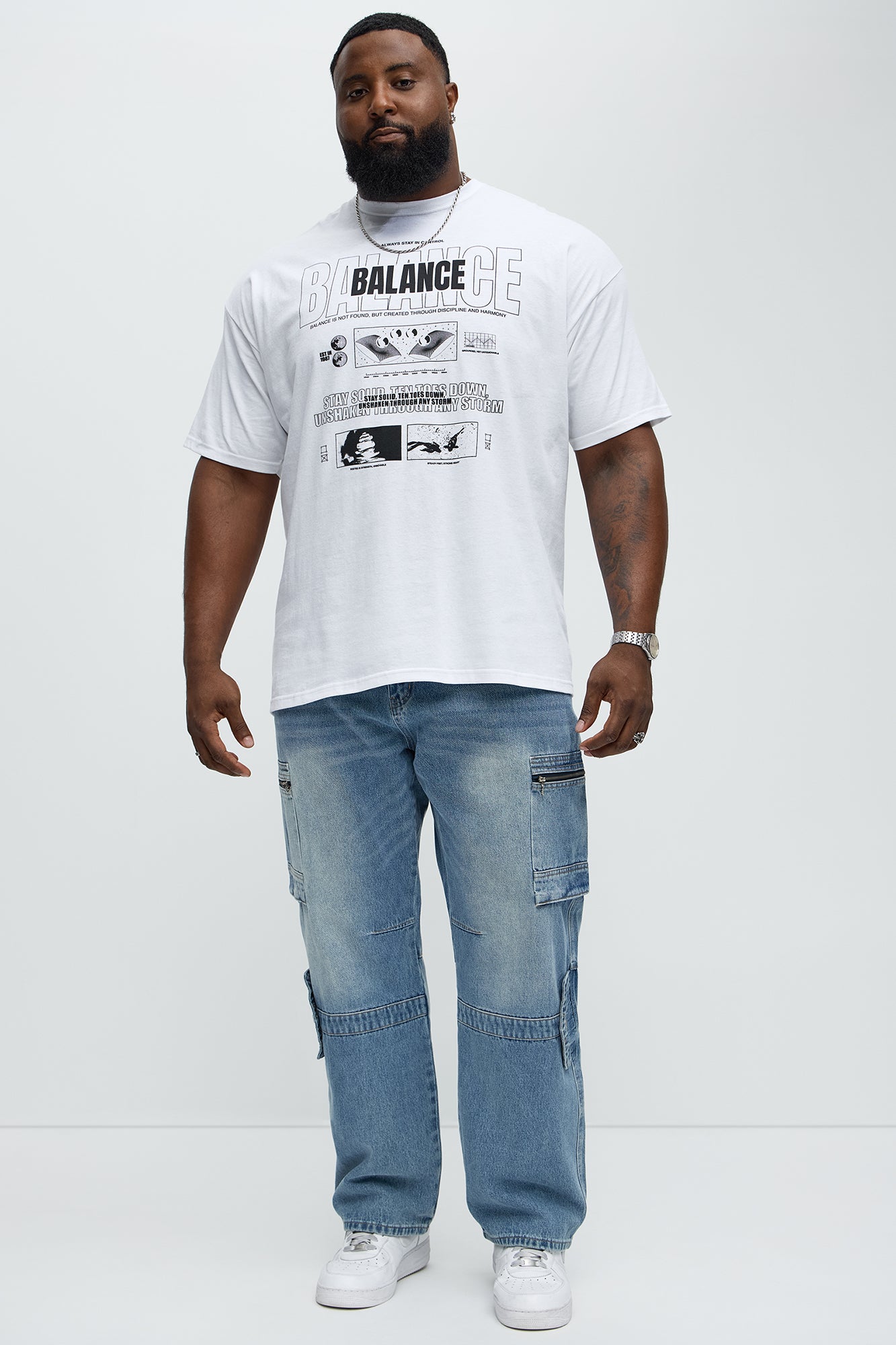 Always In Control Short Sleeve Tee - White - Image 5