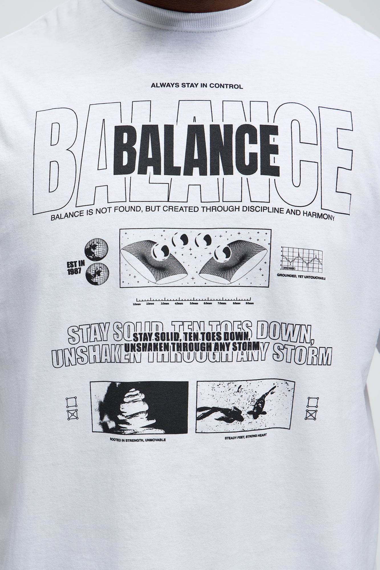 Always In Control Short Sleeve Tee - White - Image 6