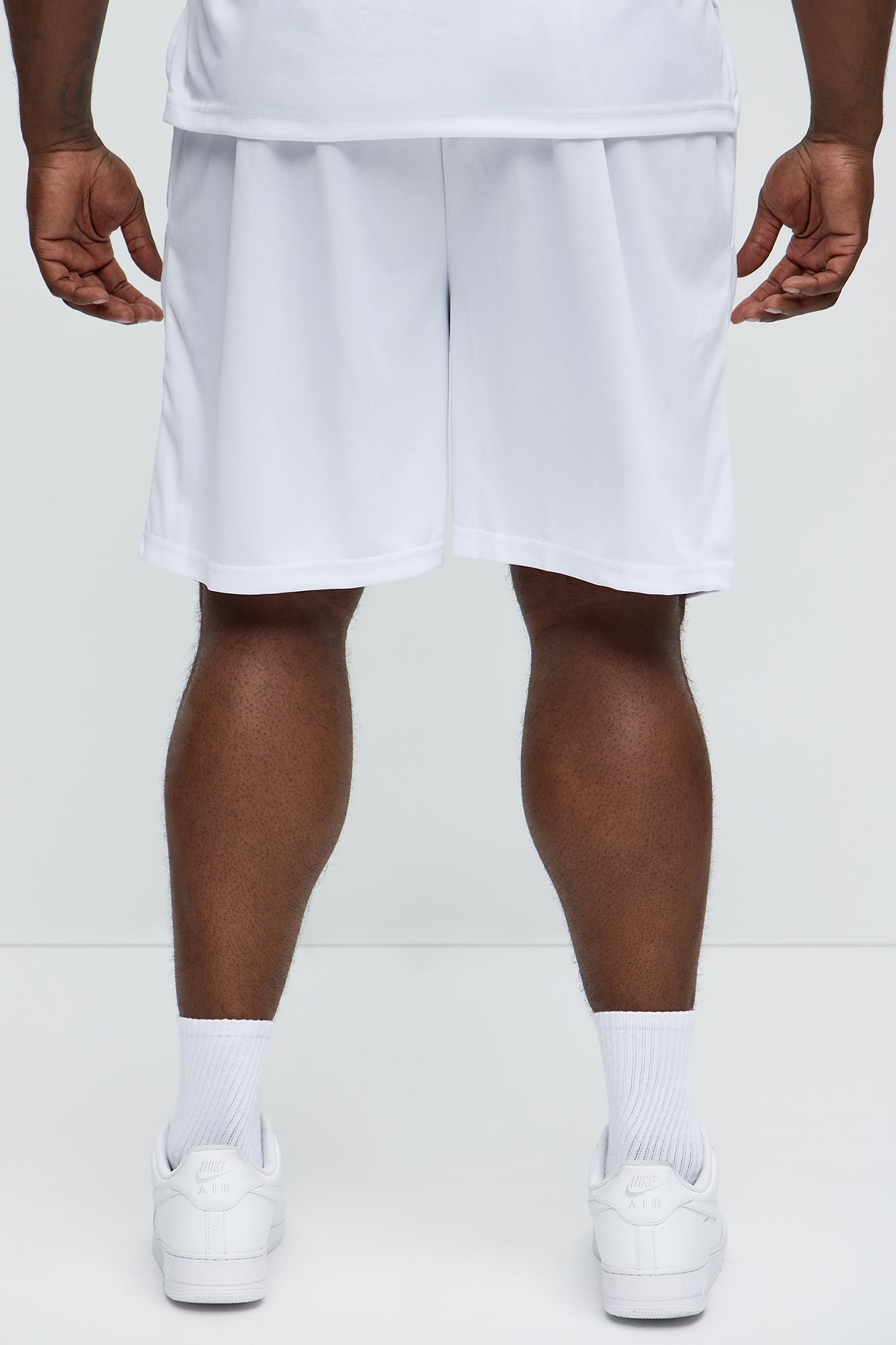 What's Up Doc Mesh Shorts - White - Image 8