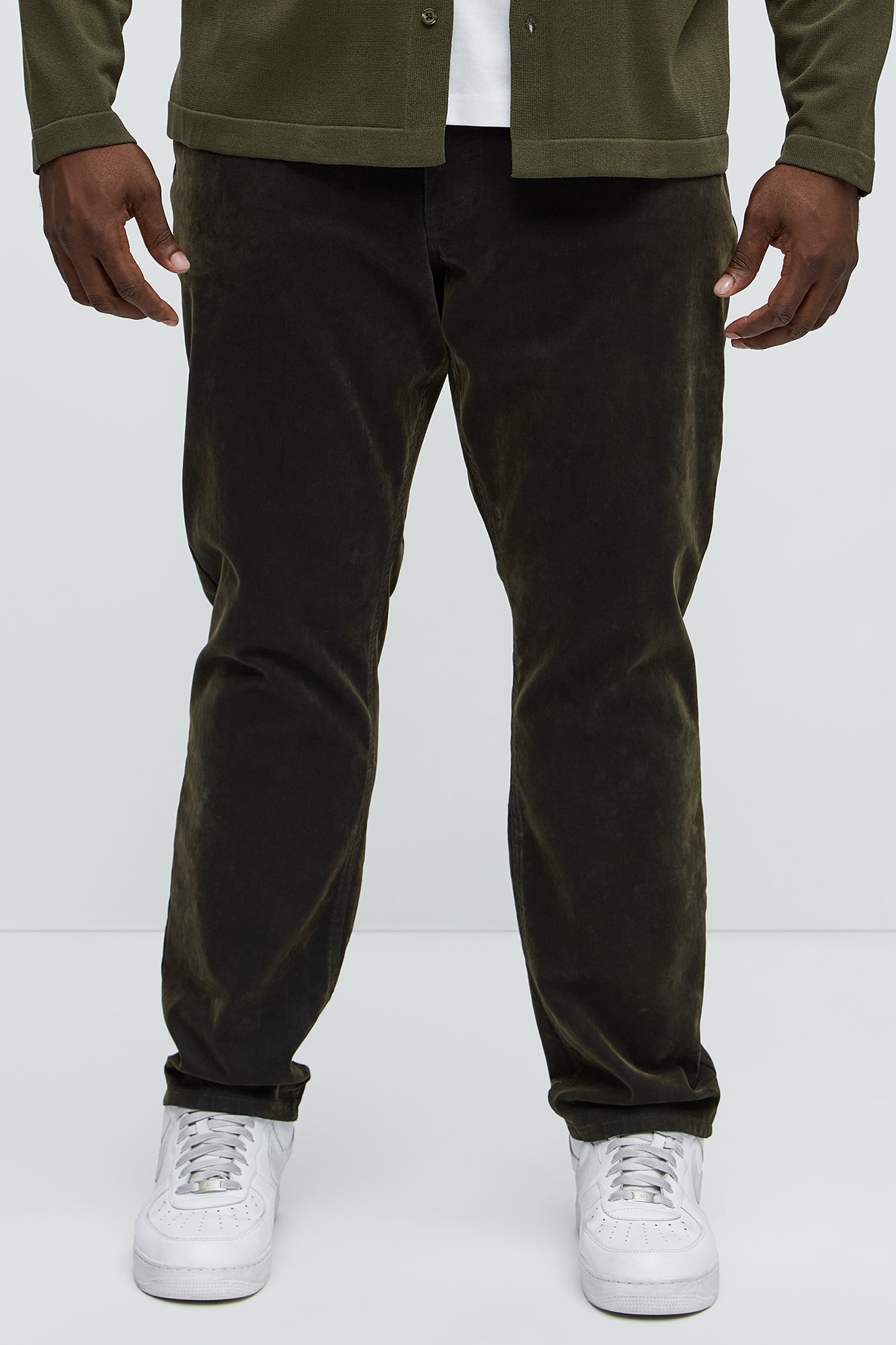 What The Flock Slim Jeans - Olive - Image 5