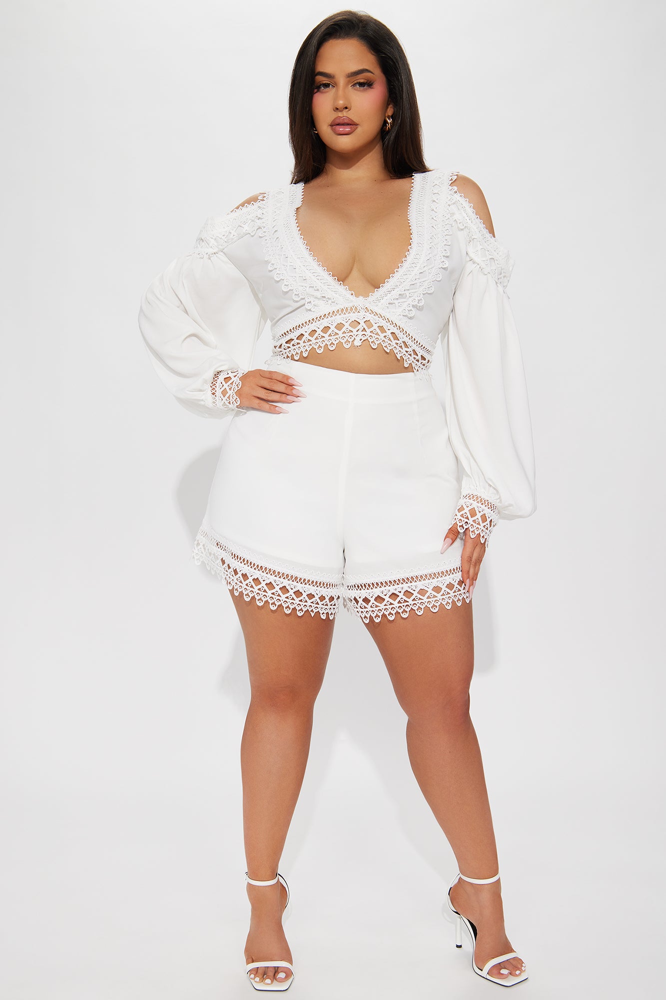 Thought About It Short Set - Off White - Image 4