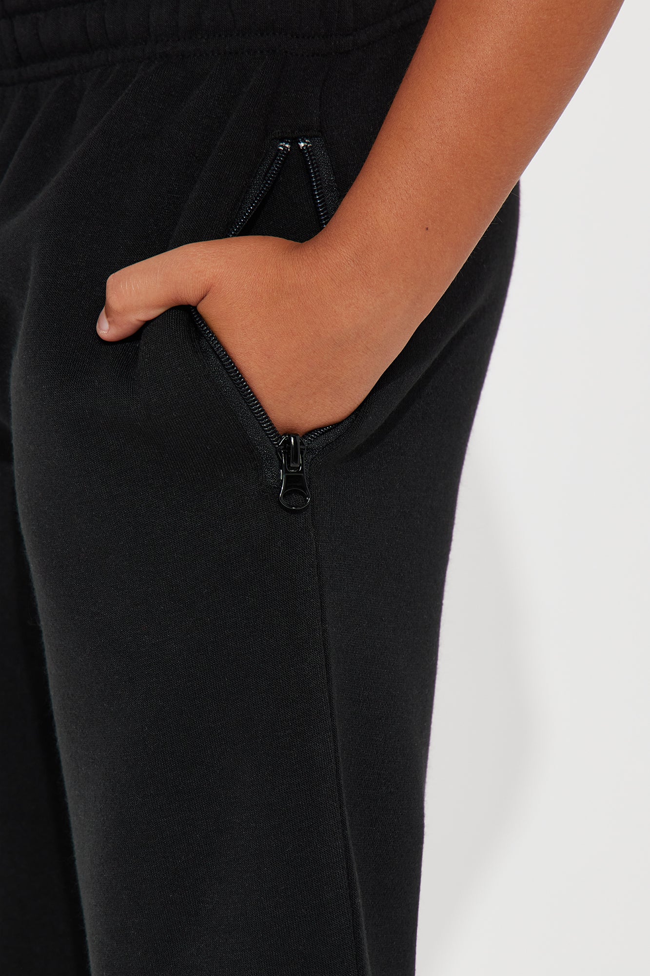 Mini Always Clean II  Fleece Shorts - Black - Image 3