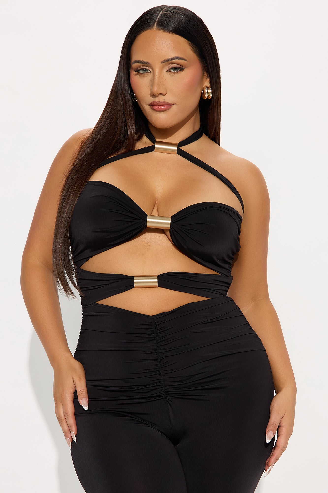 Think It Over Jumpsuit - Black - Image 6