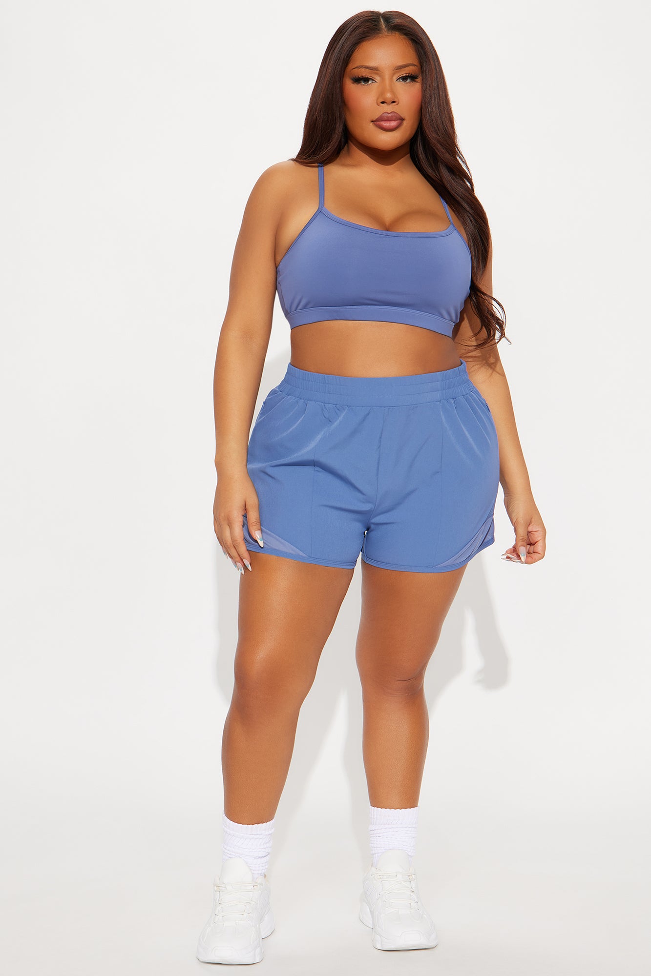 Outer Glow Elevate Sports Bra - Slate Blue - Image 6