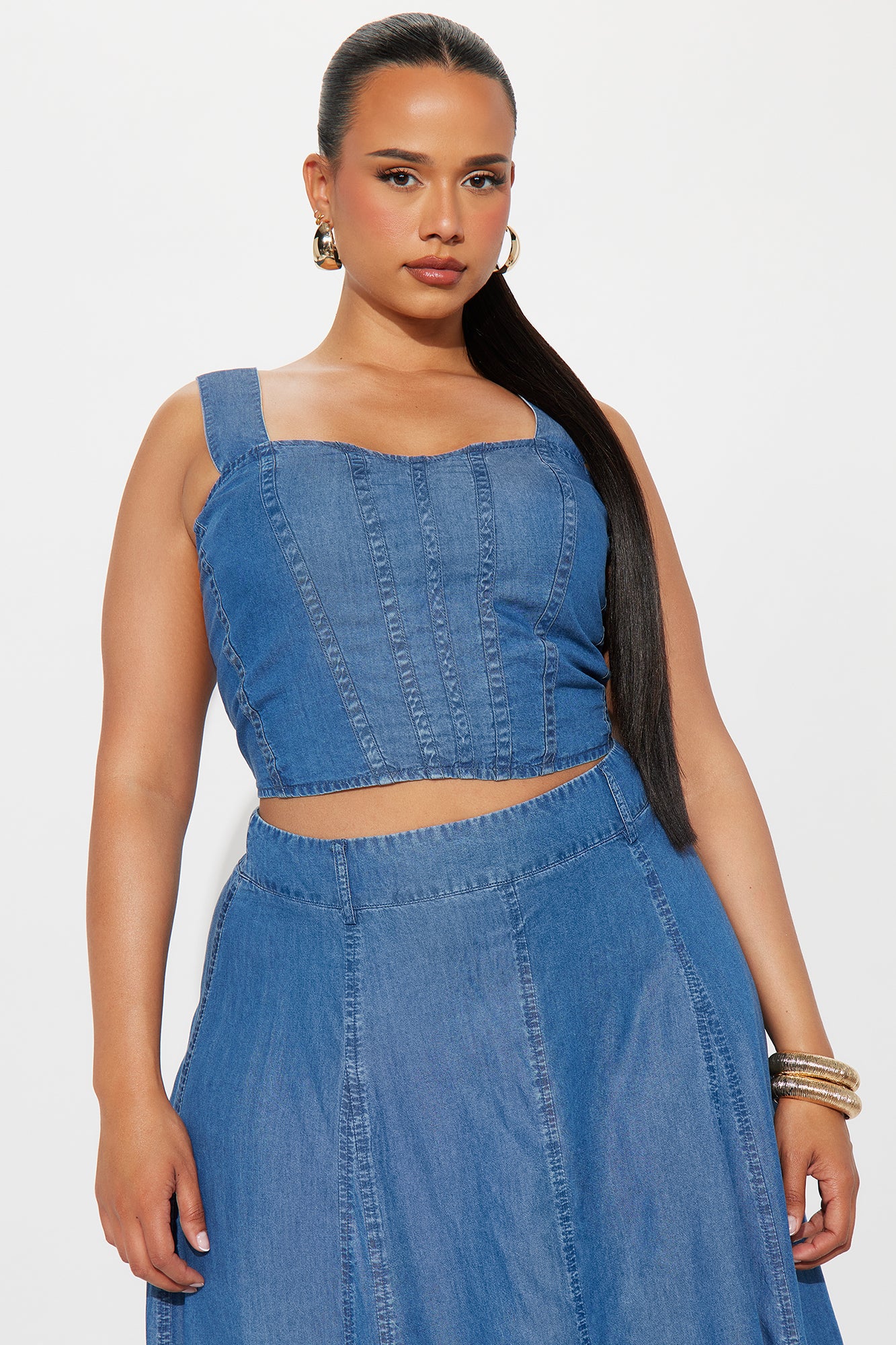 Chamberlain Sleeveless Maxi Skirt Set - Blue - Image 5