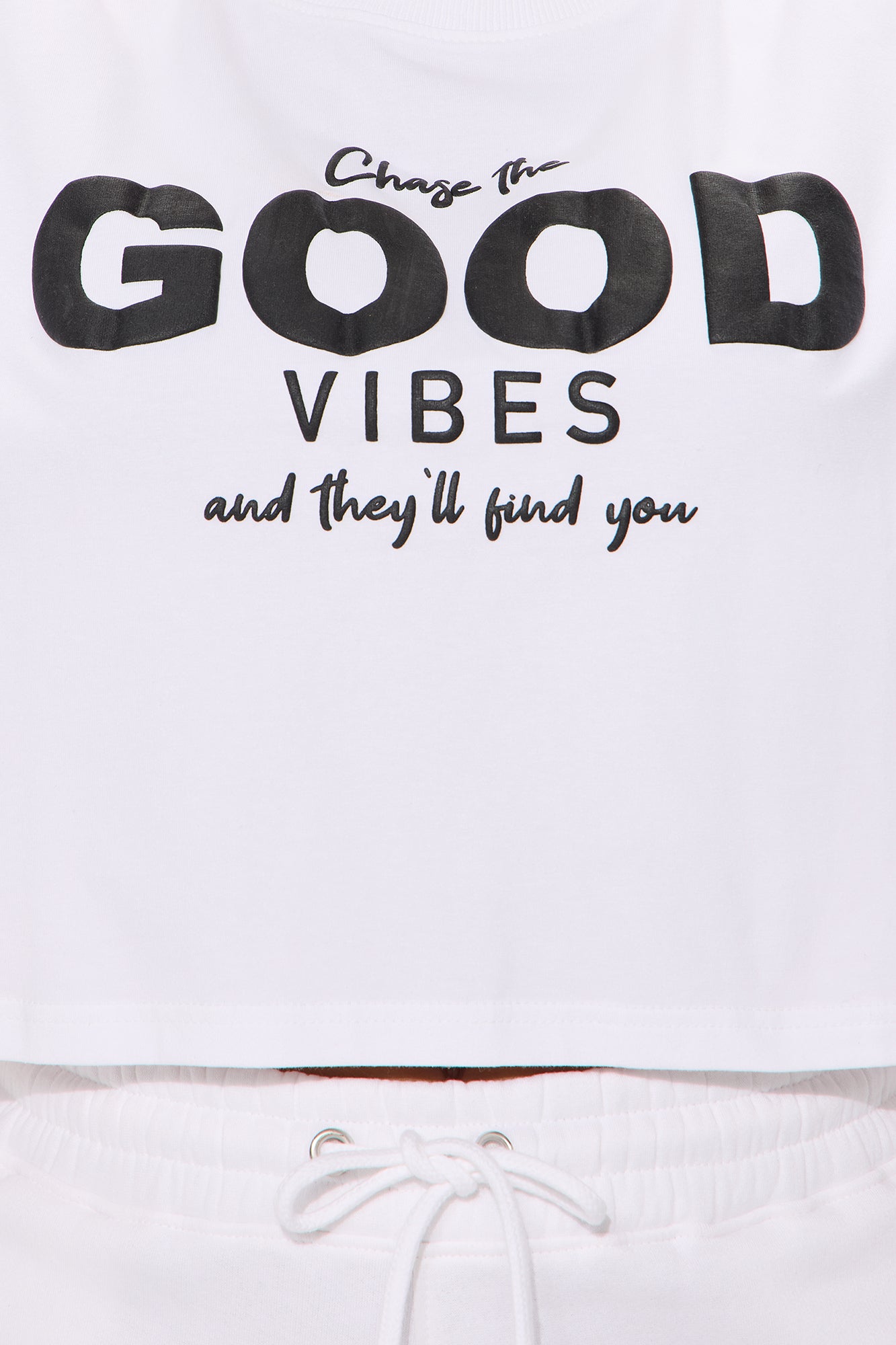 Comfy Cutie Fleece Short Set - White - Image 5