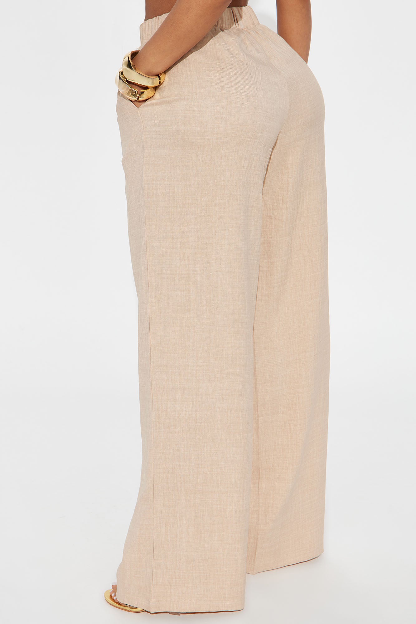 Daydreaming Wide Leg Airflow Pant - Khaki - Image 3