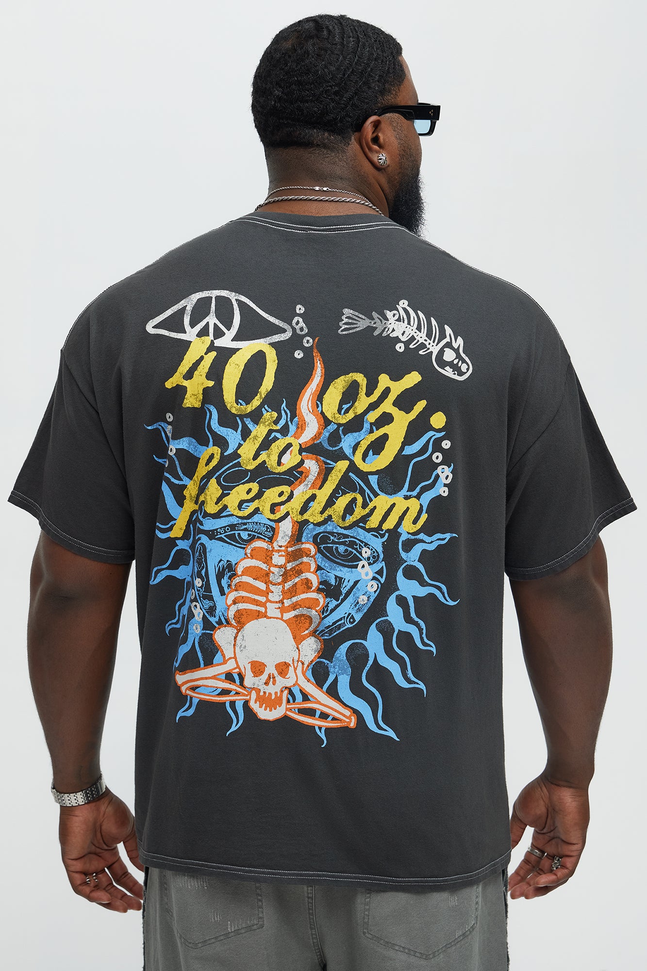 Sublime 40 Oz. To Freedom Short Sleeve Tee - Black - Image 7