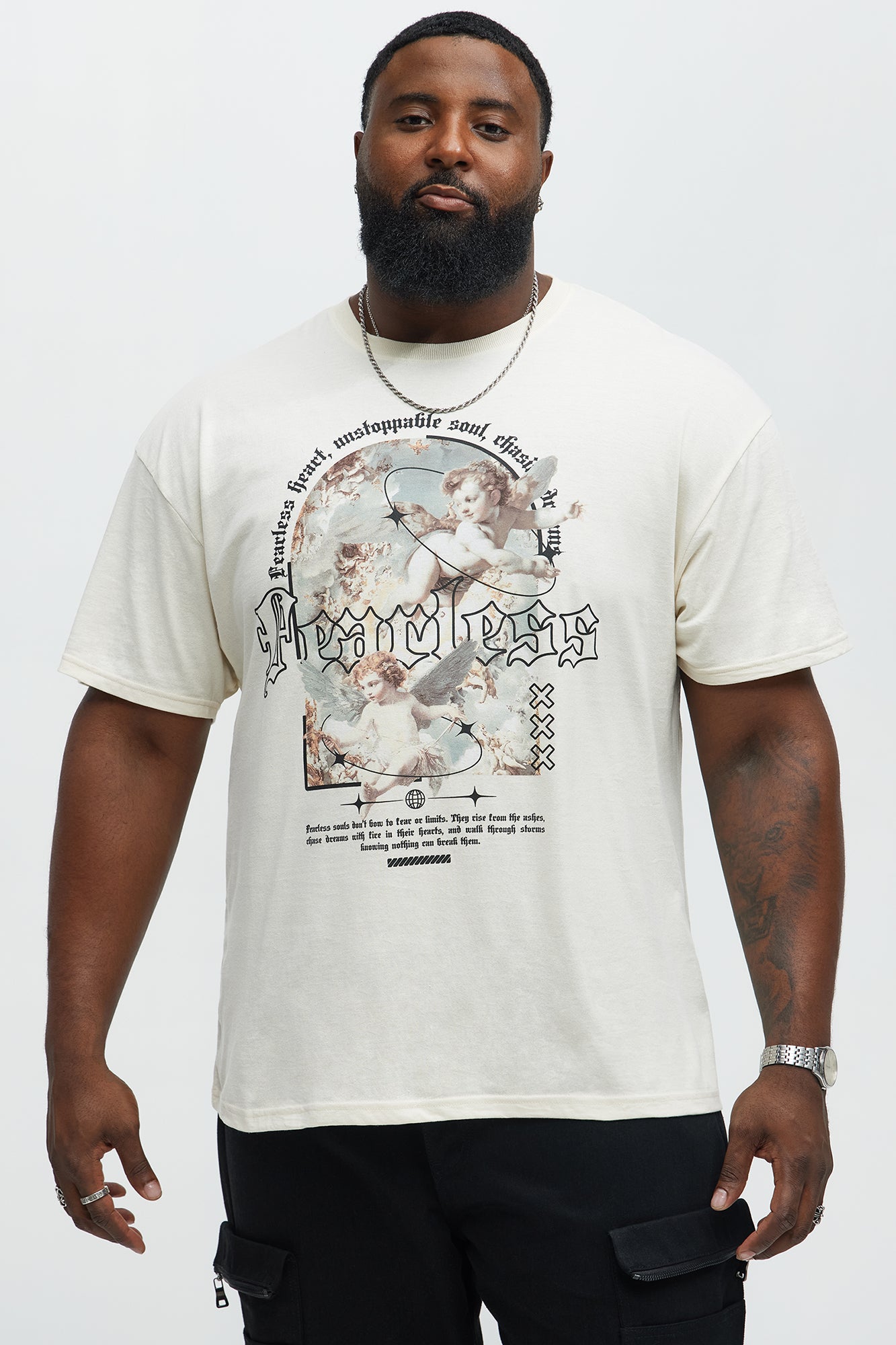 Fearless Divinity Short Sleeve Tee - Natural - Image 4