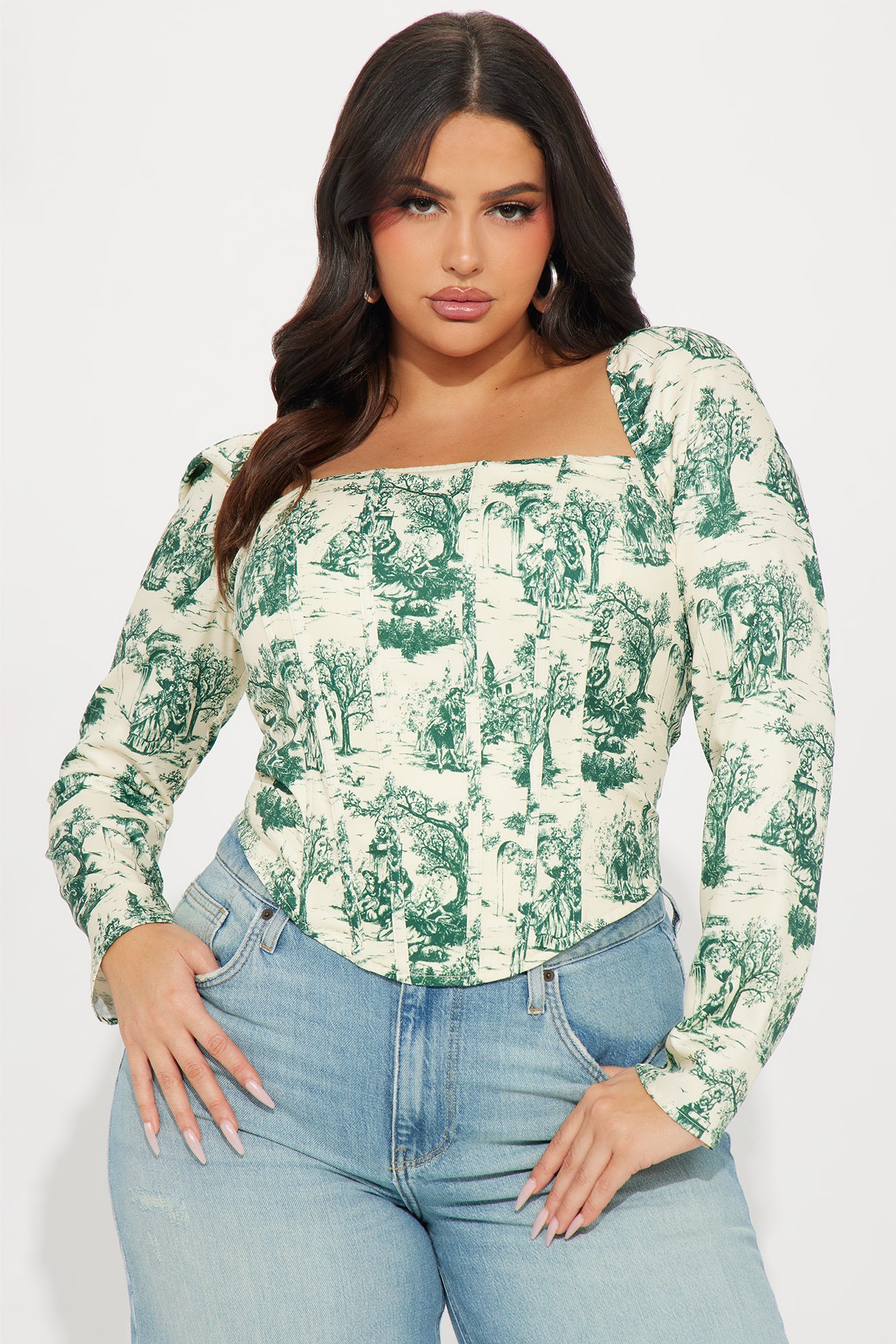 Simple Life Corset Top - Yellow/combo - Image 4