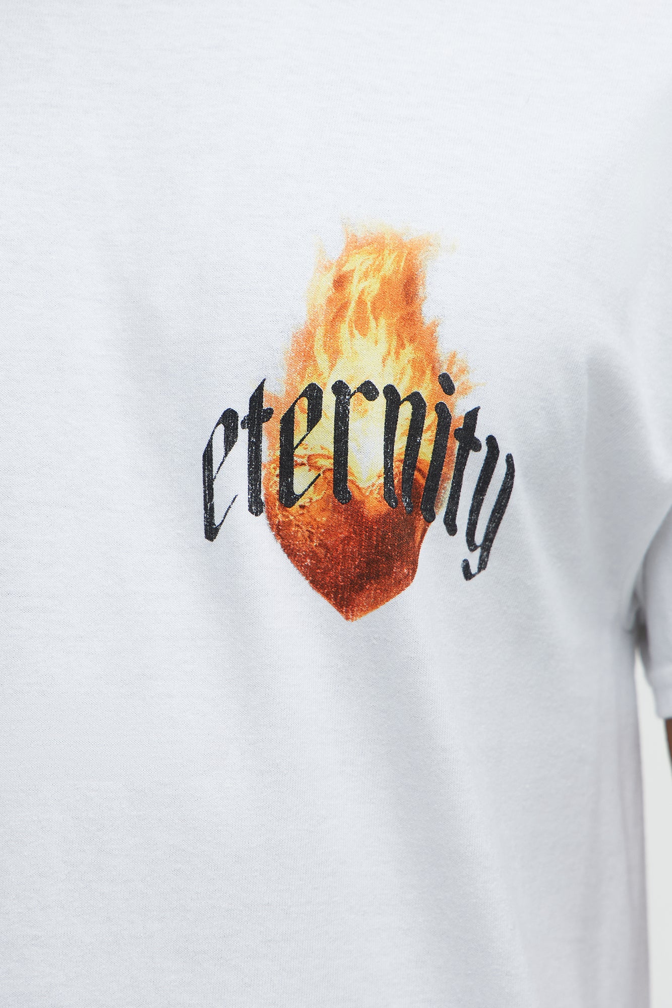 Eternal Heart Short Sleeve Tee - White - Image 4