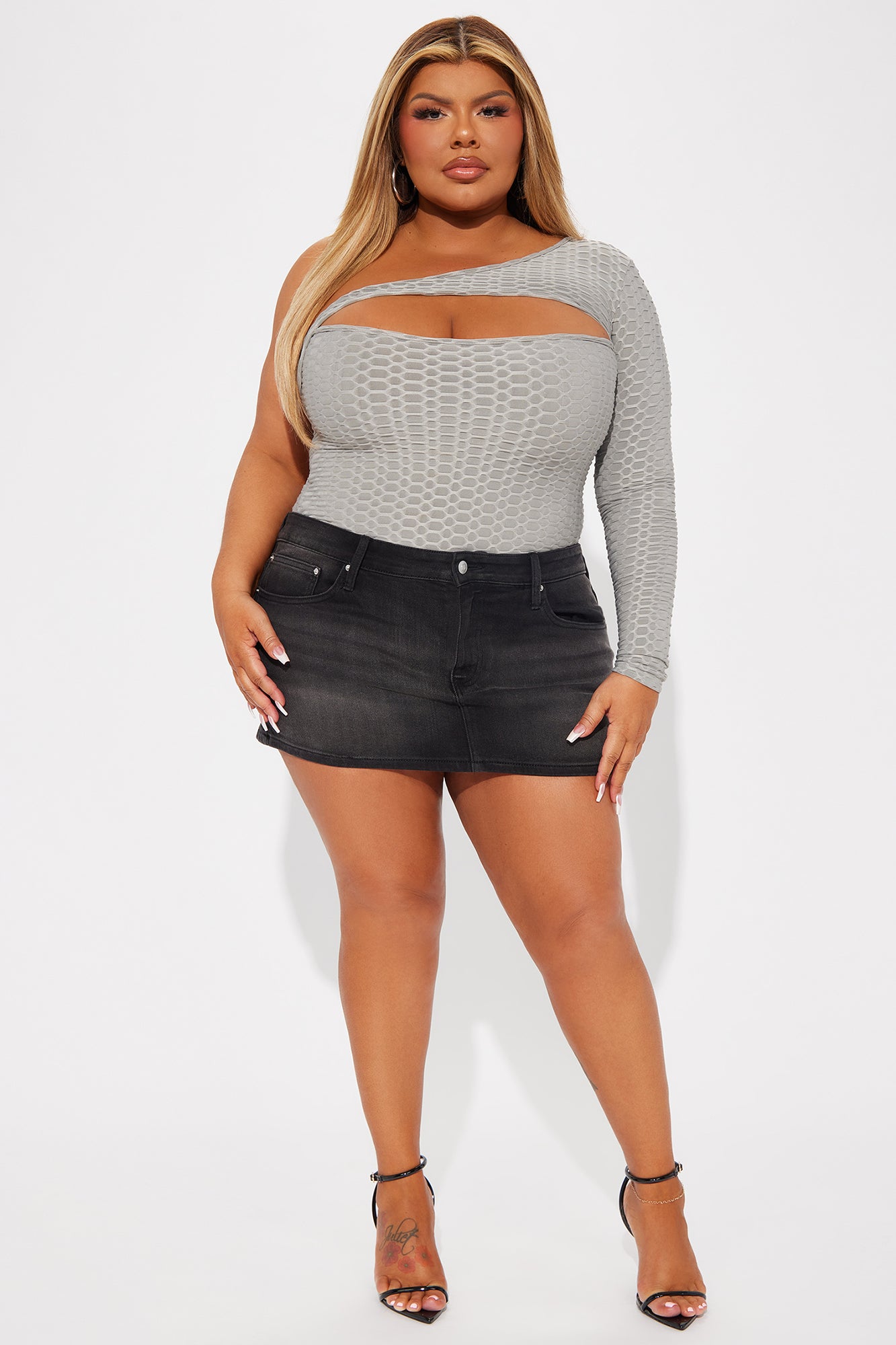 Can't Resist Bodysuit - Stone - Image 6