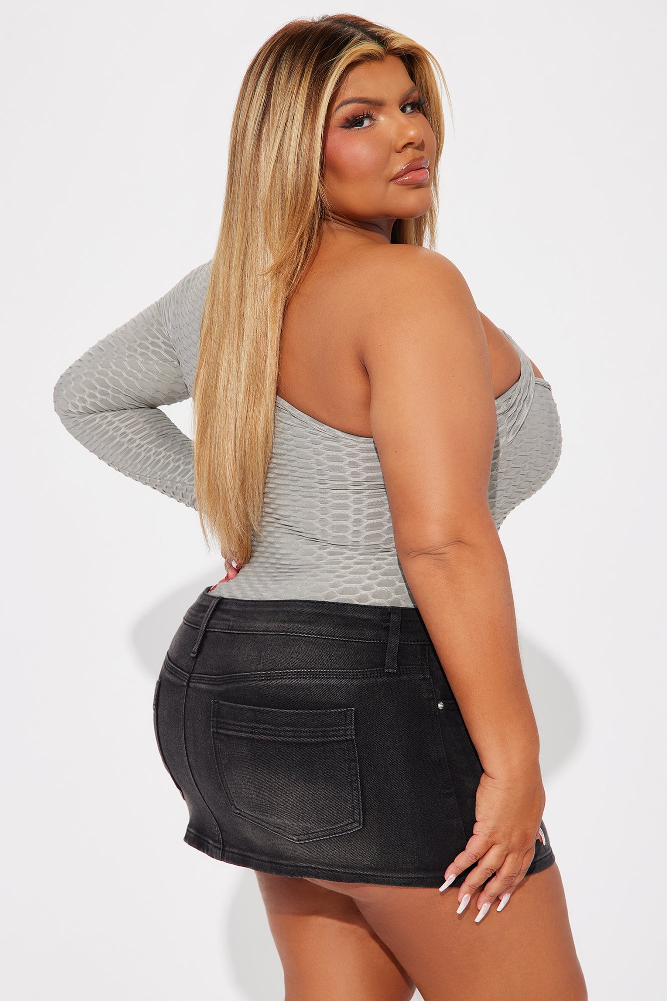 Can't Resist Bodysuit - Stone - Image 8