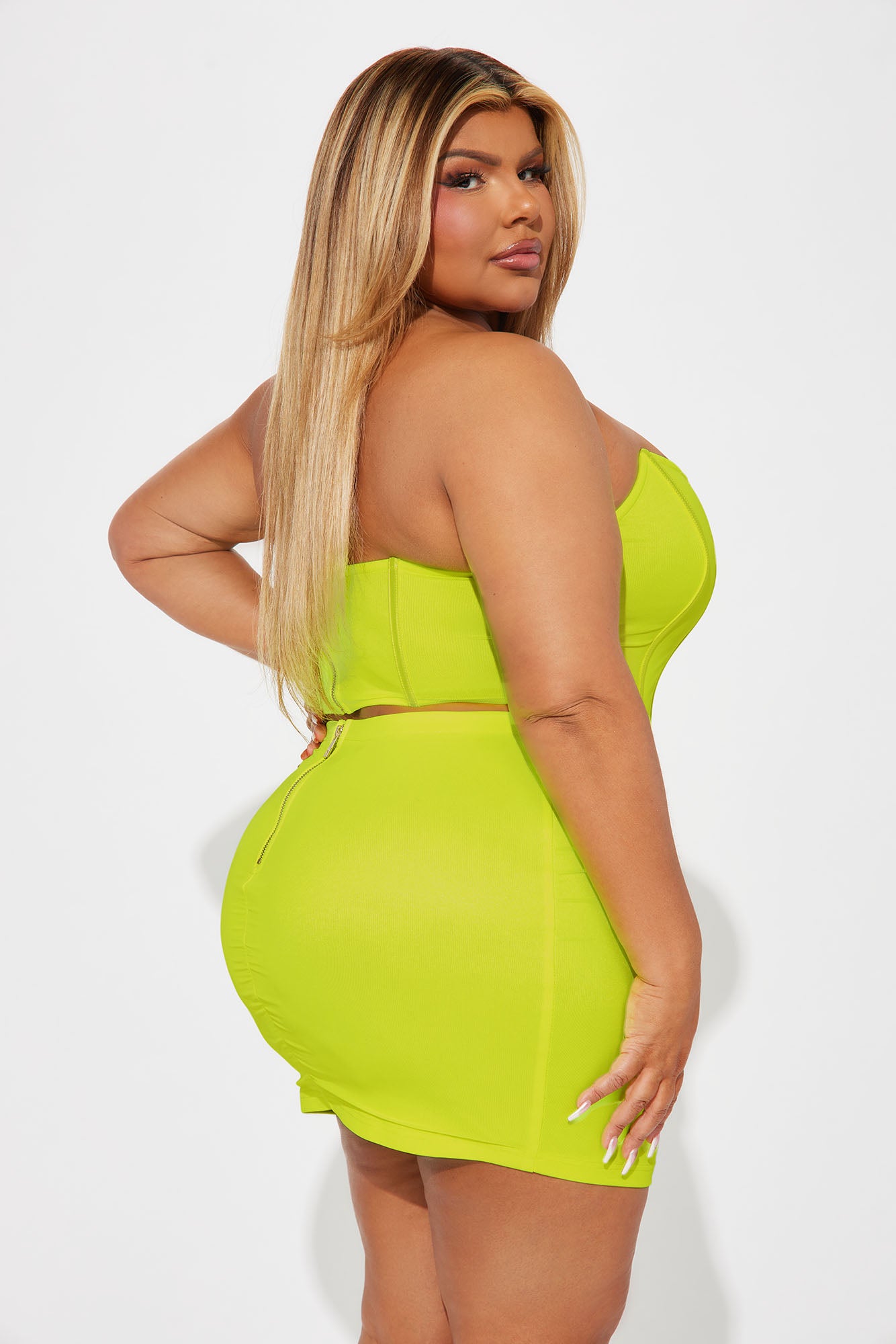 Vegas Night Skirt Set - Lime - Image 6