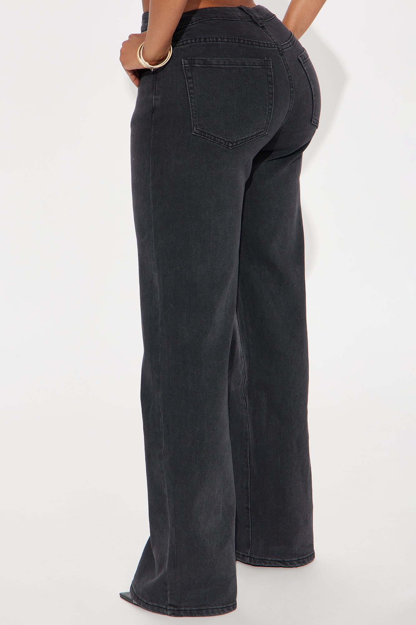 Bonafide Basic Straight Leg Jeans - Black Wash - Image 3