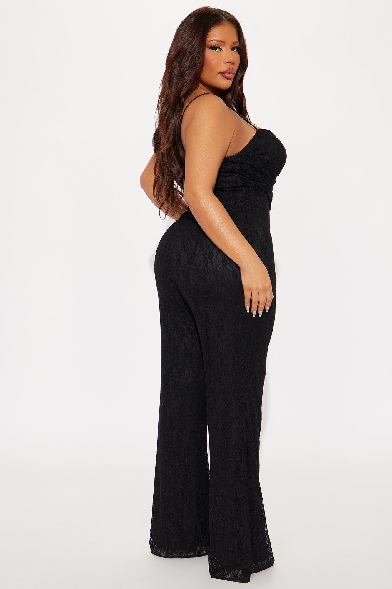 In Her Element Lace Jumpsuit - Black - Image 6
